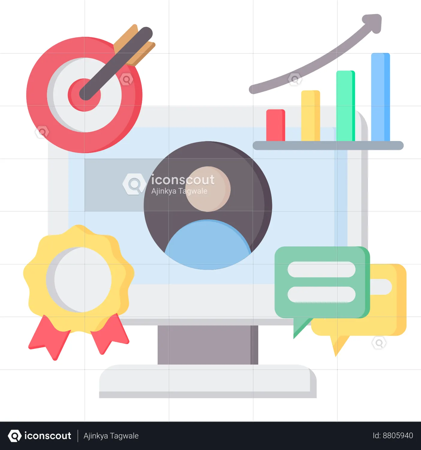 CRM Animated Icon - Free Download Business Animated Icons | IconScout
