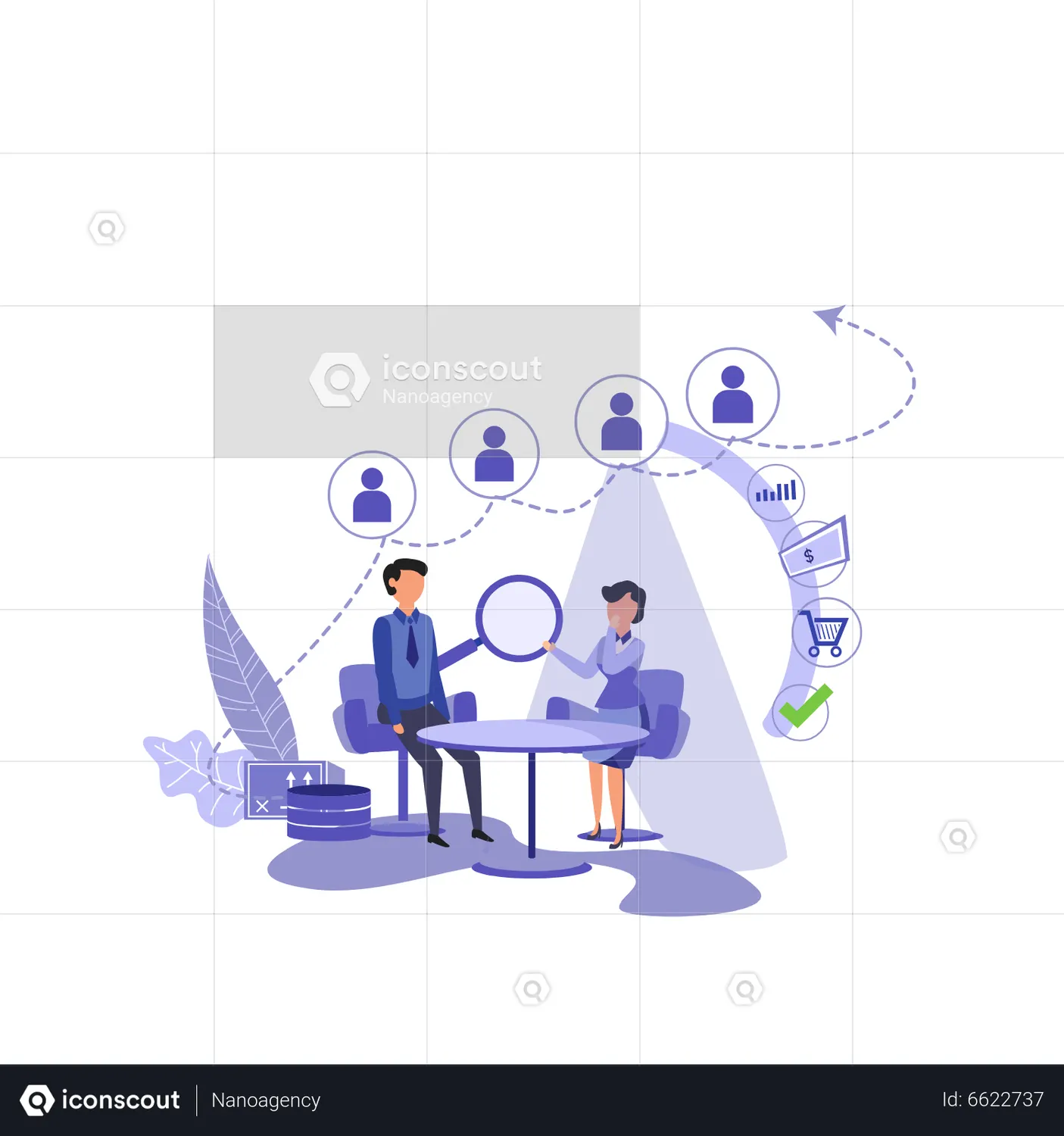 CRM Marketing Animation - Free Download People Animations