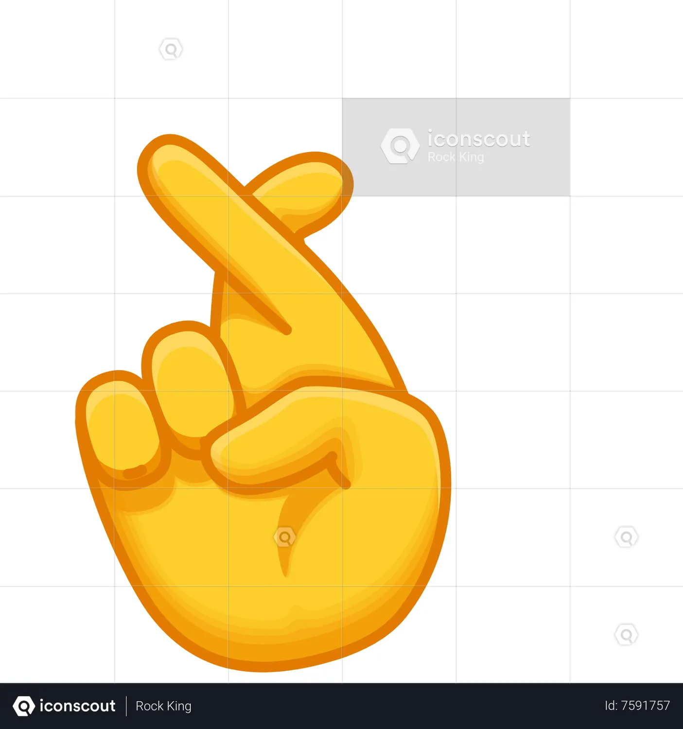 Crossed Finger Animated Icon download in JSON, LOTTIE or MP4 format