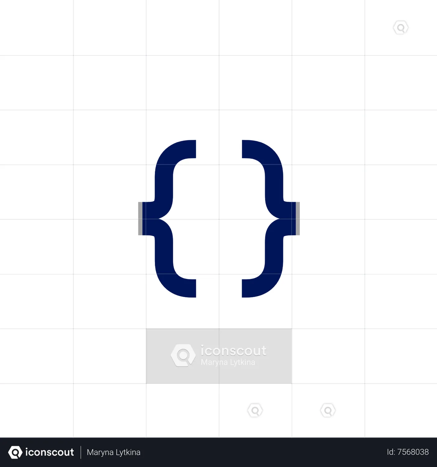 Curly Brackets Animated Icon download in JSON, LOTTIE or MP4 format