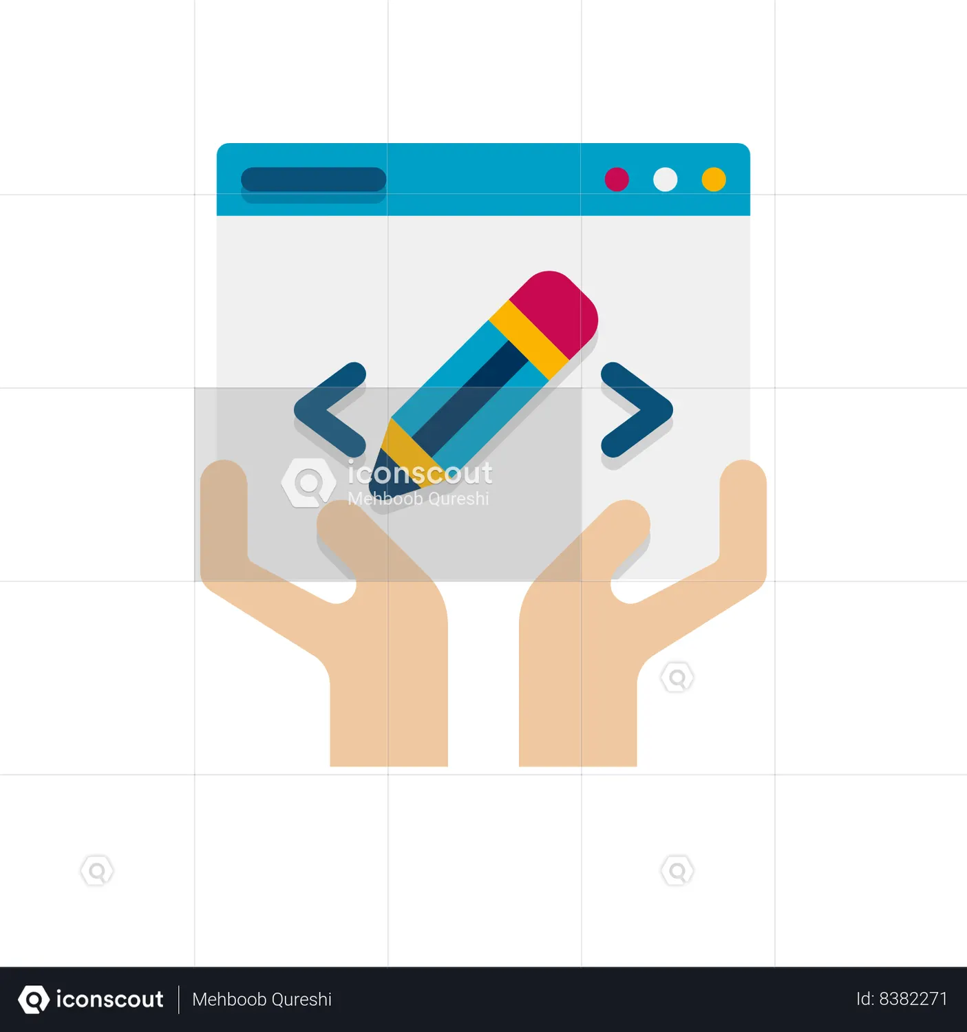 Custom Coding Animated Icon download in JSON, LOTTIE or MP4 format