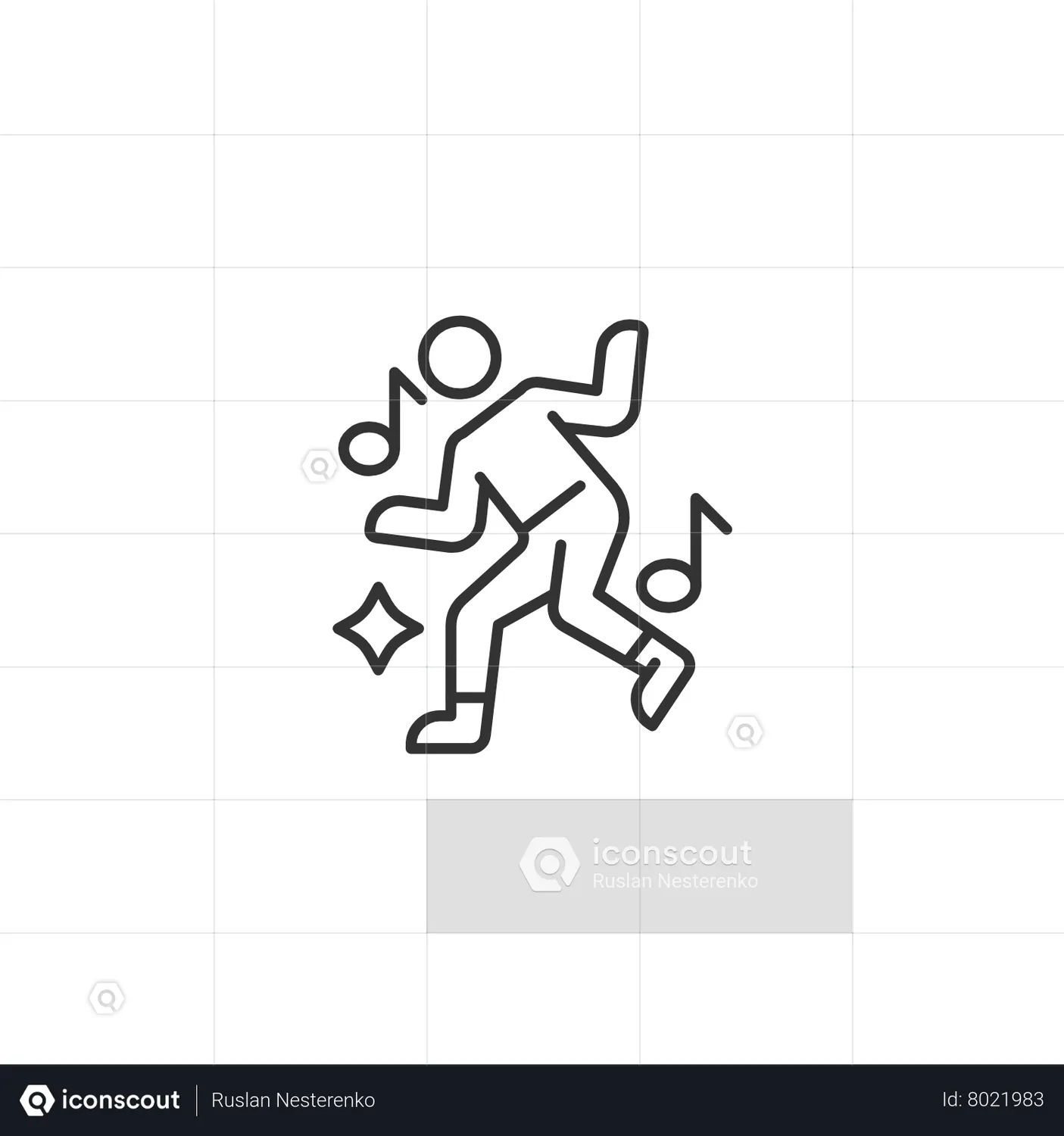 Dance Animated Icon download in JSON, LOTTIE or MP4 format