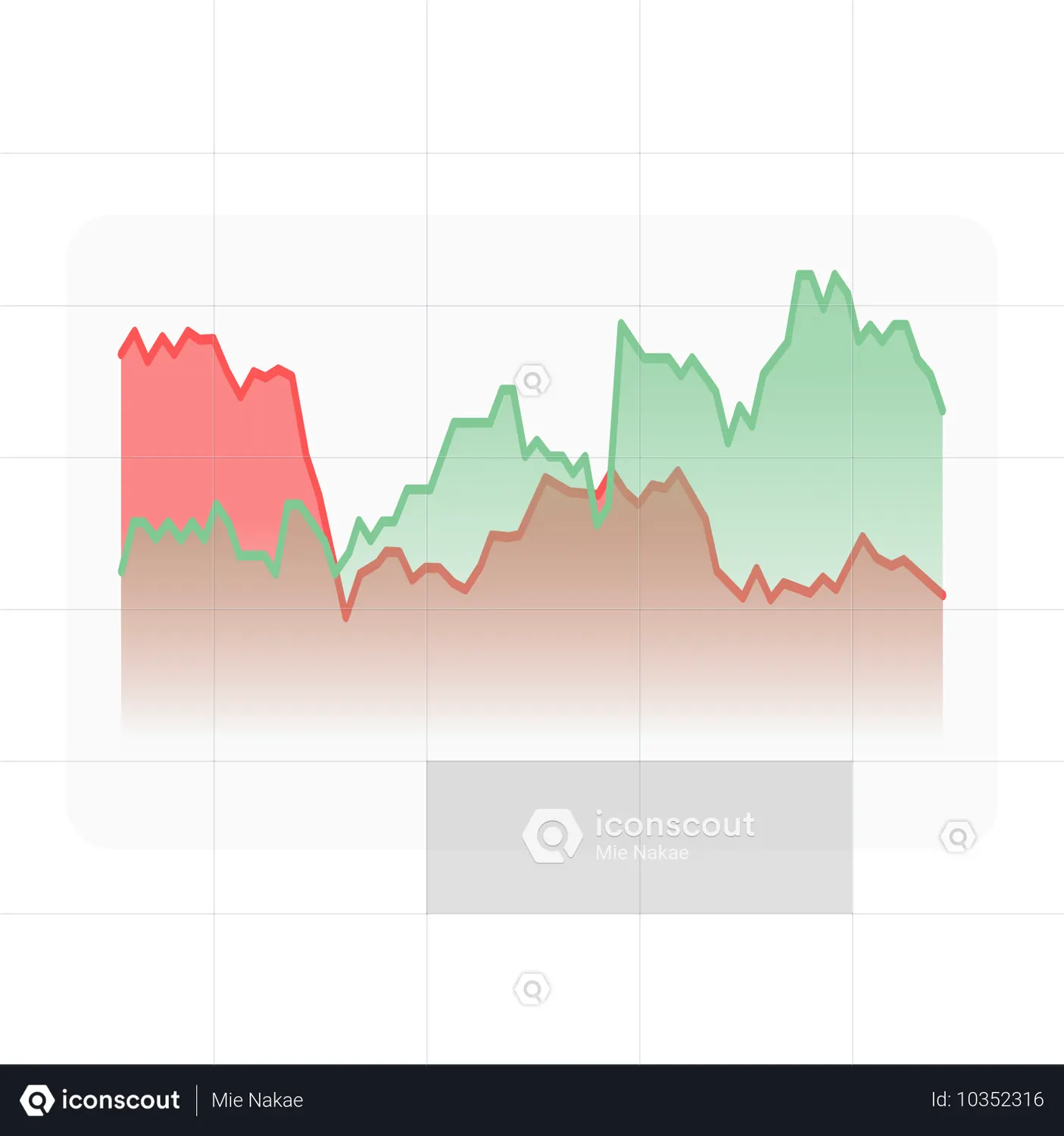 Dashboard Positive And Negative Chart Line Animated Icon - Free ...
