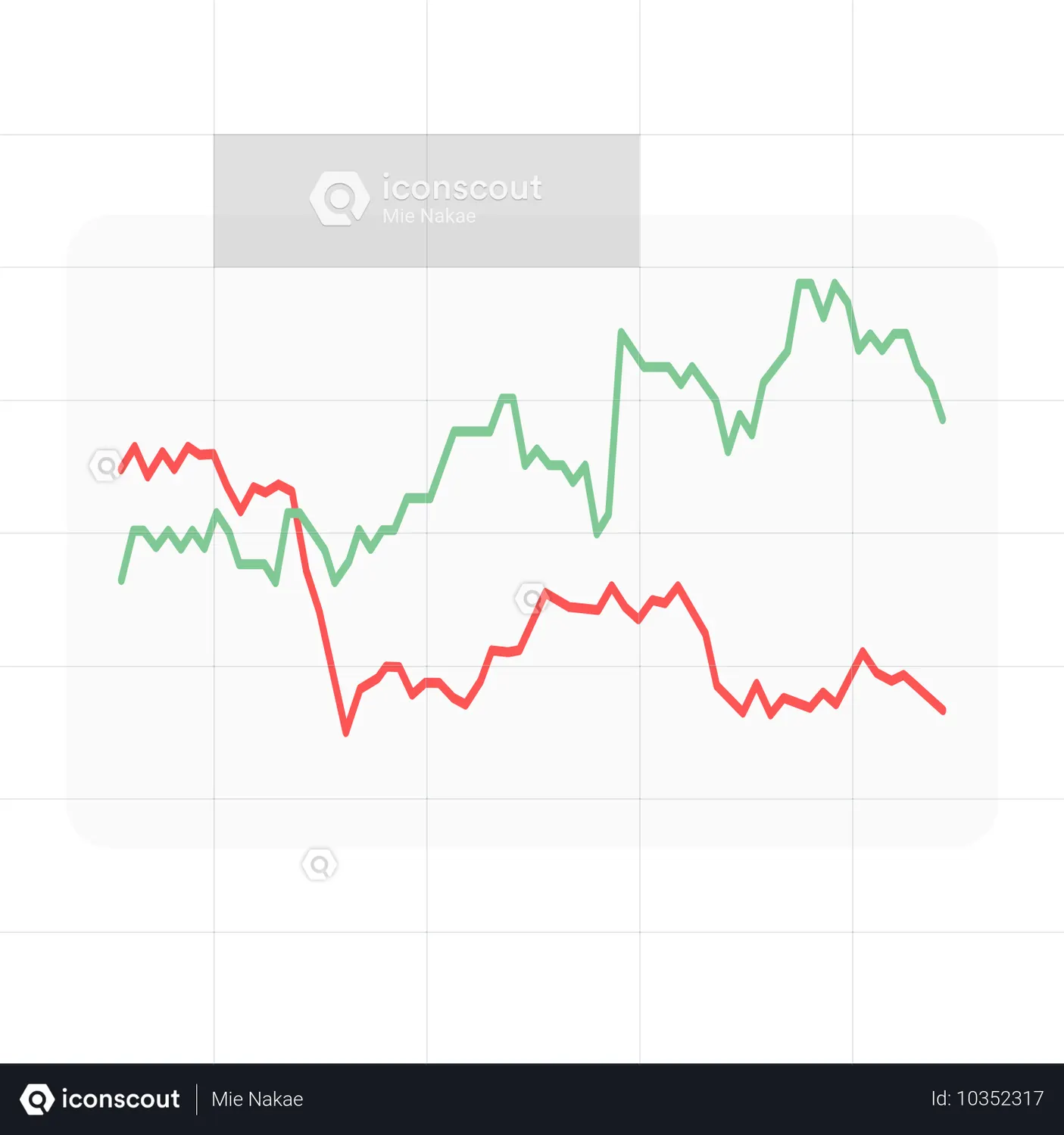Dashboard Positive And Negative Chart Line Animated Icon - Free ...