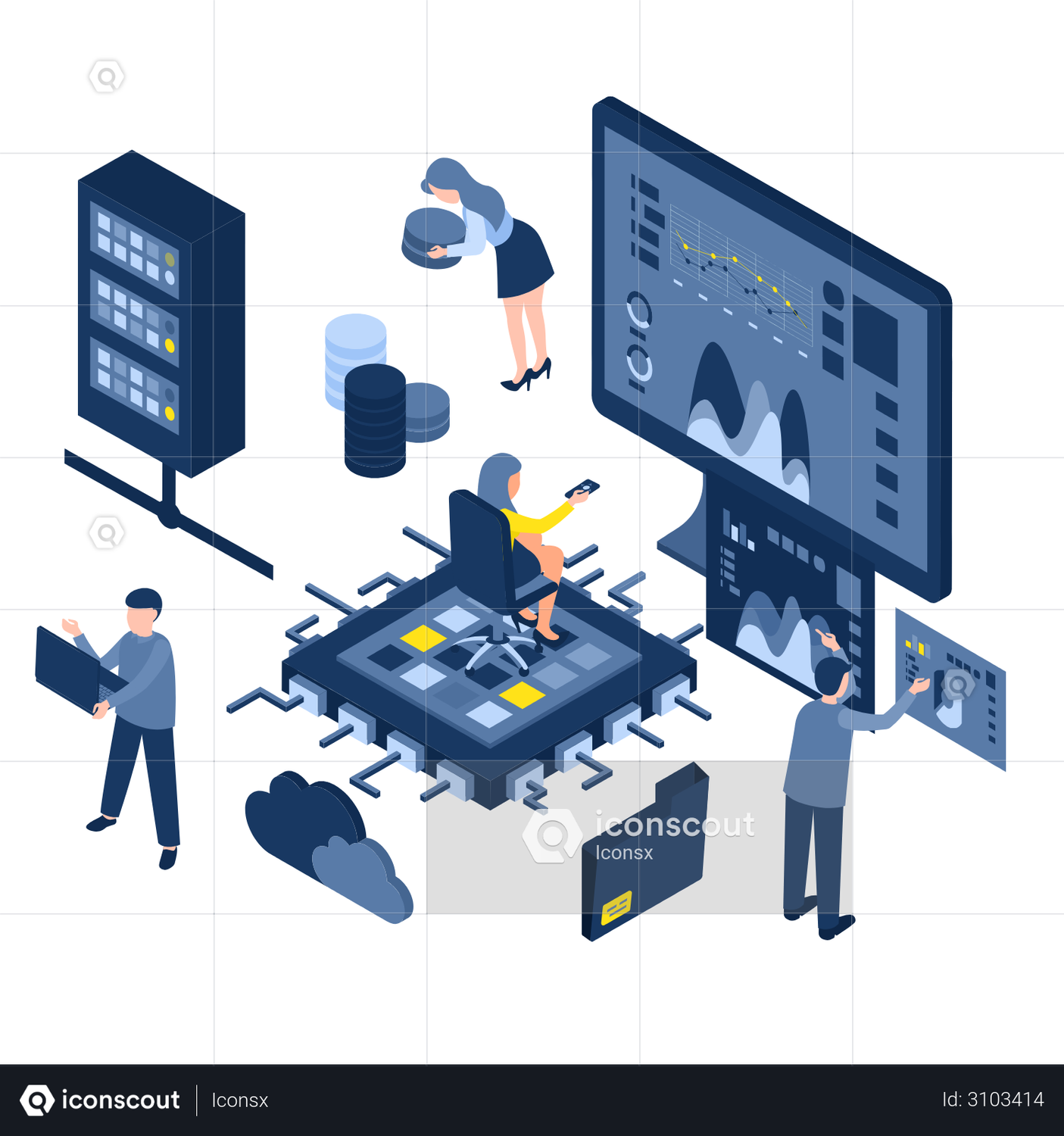 Data Analysis Animation by Iconsx | LottieFiles
