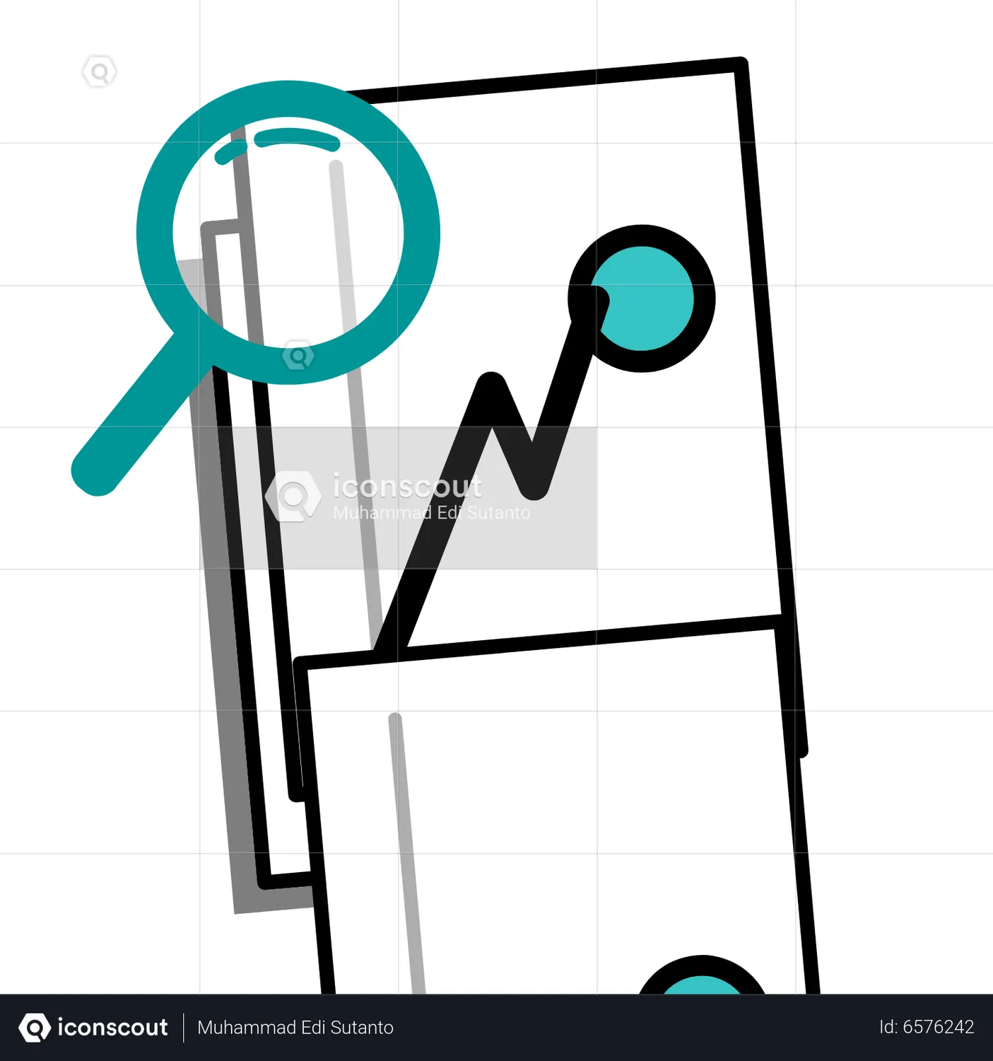 Data Analytics Report Animated Icon Download In JSON LOTTIE Or MP4 Format premium-ai-image-data-analytics-report-infographic-with-graph