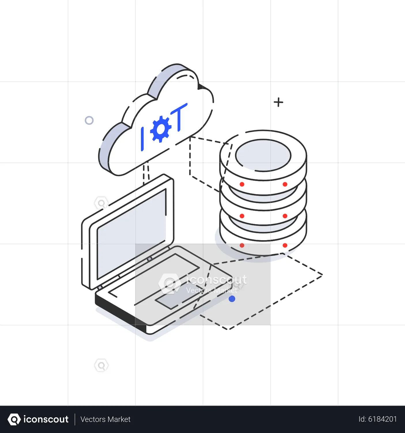 Data Loading Animated Icon download in JSON, LOTTIE or MP4 format