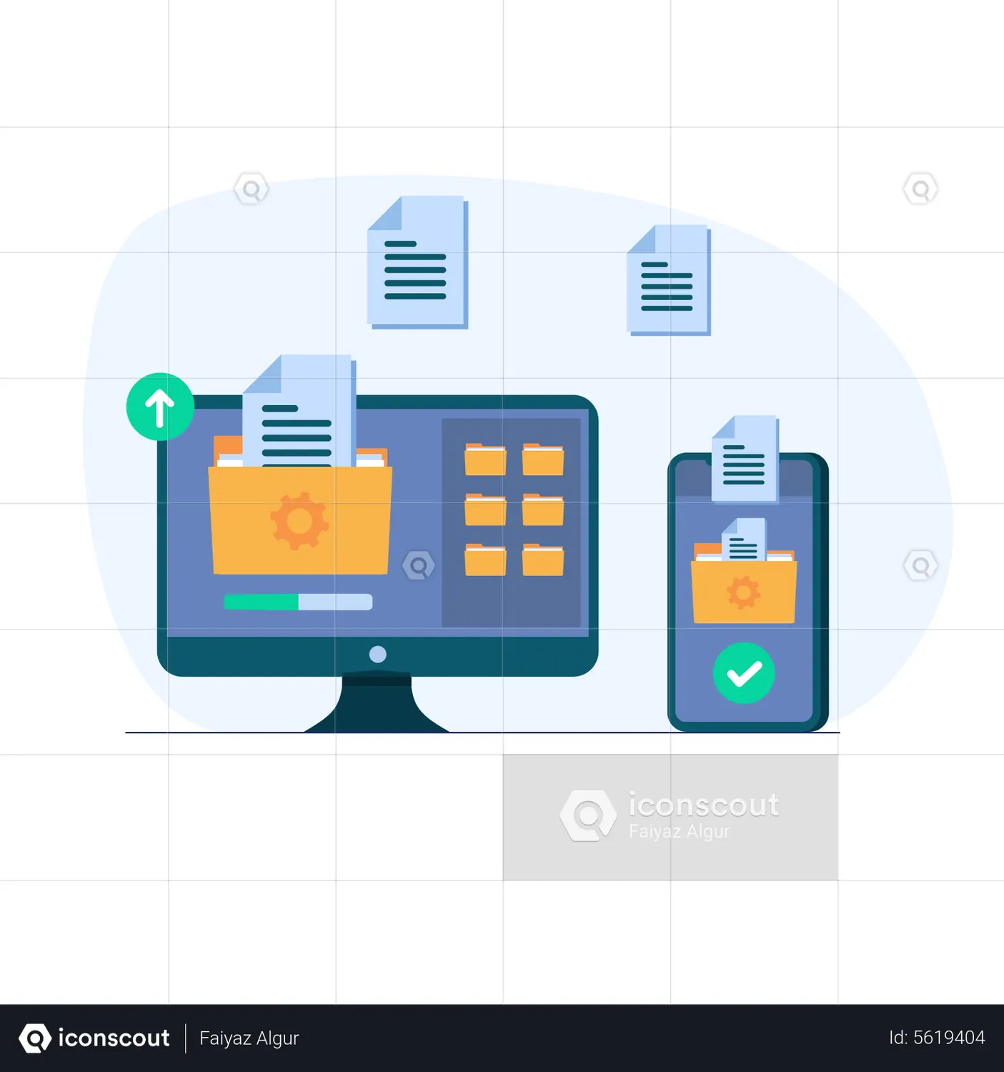Data Transfer Animation - Free Download Files & Folders Animations | IconScout