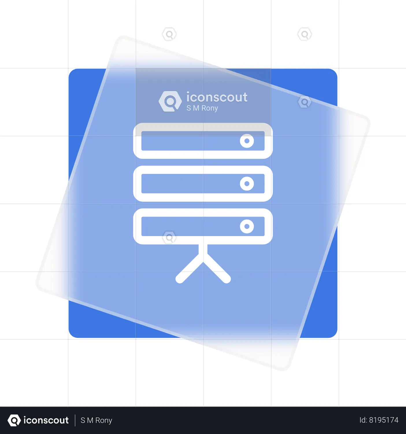 Database Animated Icon download in JSON, LOTTIE or MP4 format