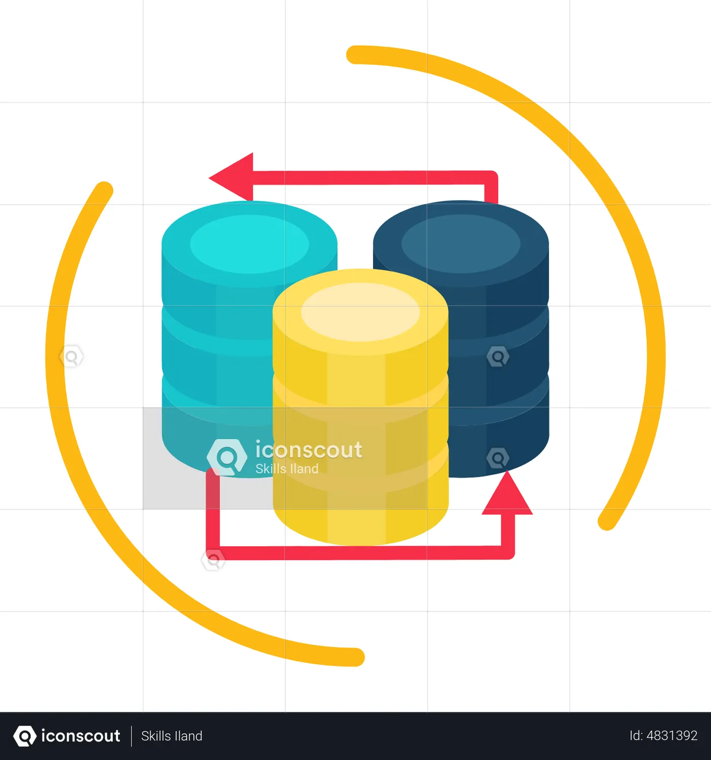 Database Animated Icon - Free Download Business Animated Icons | IconScout