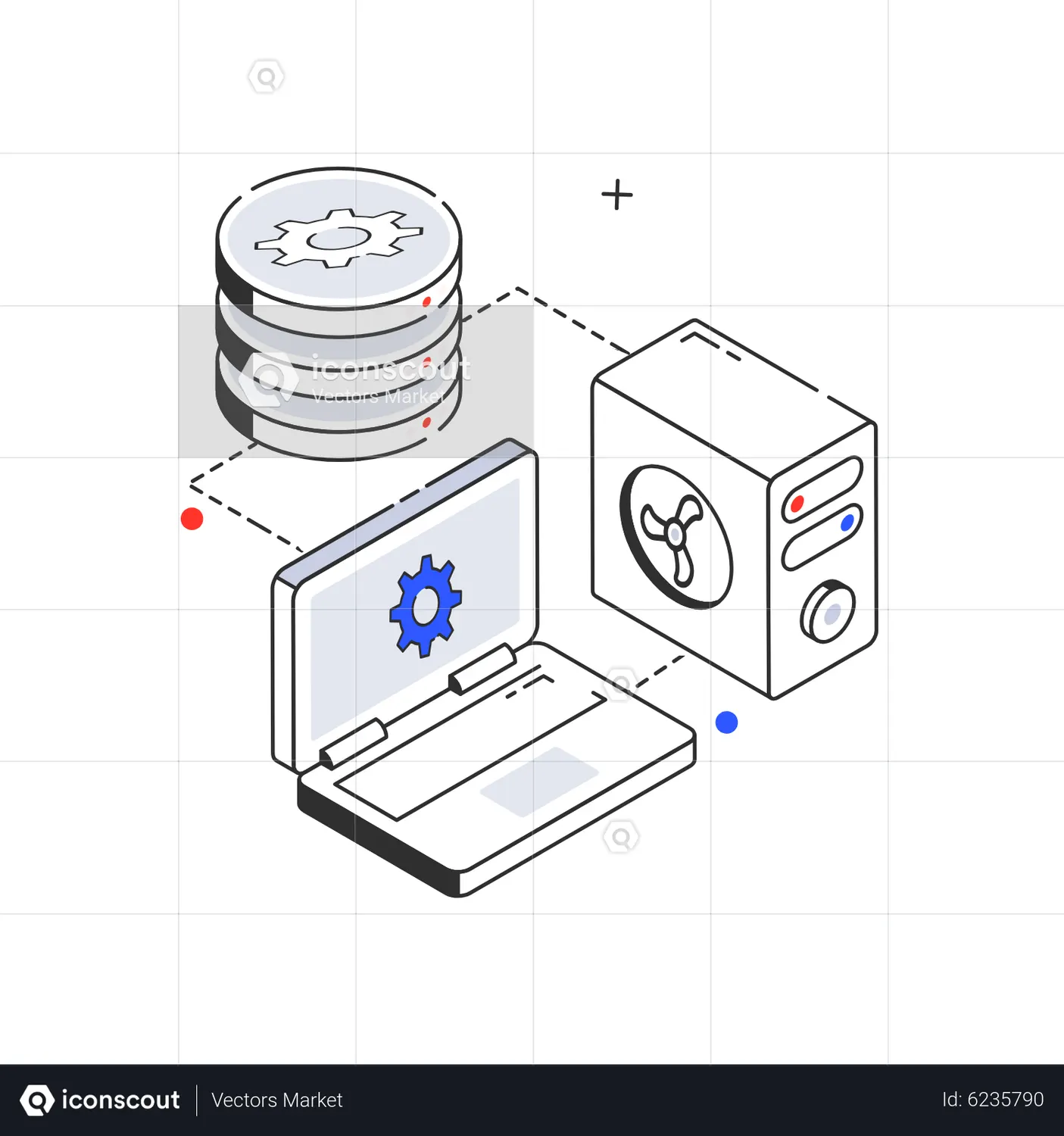 Database Animation - Free Download Network & Communication Animations ...