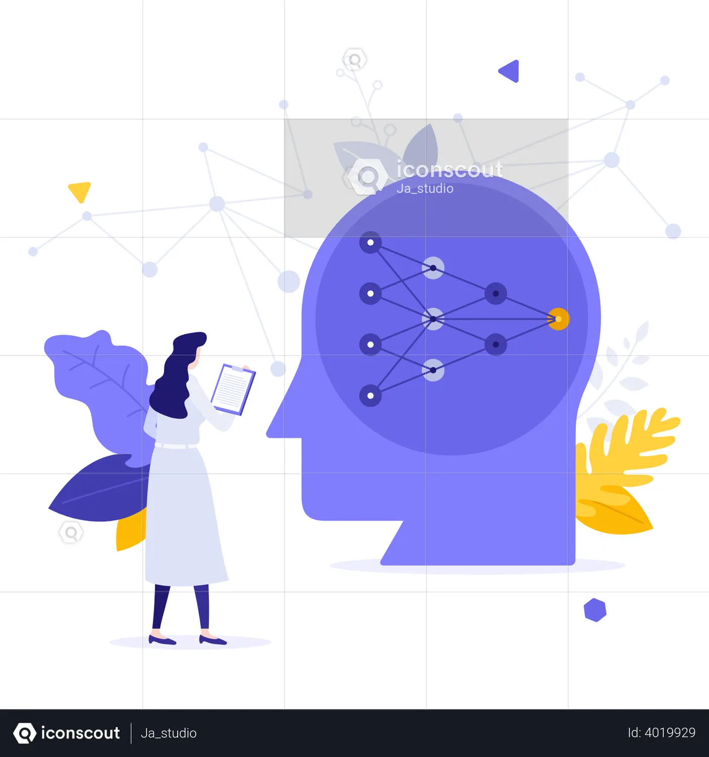 Deep learning algorithm Animated Icon download in JSON, LOTTIE or MP4 ...