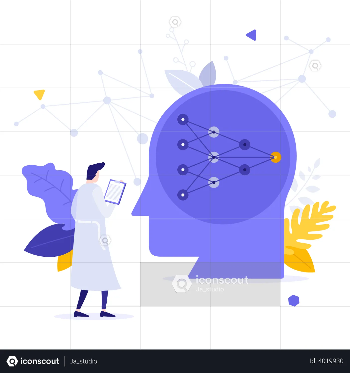 Deep learning algorithm Animated Icon download in JSON, LOTTIE or MP4 ...