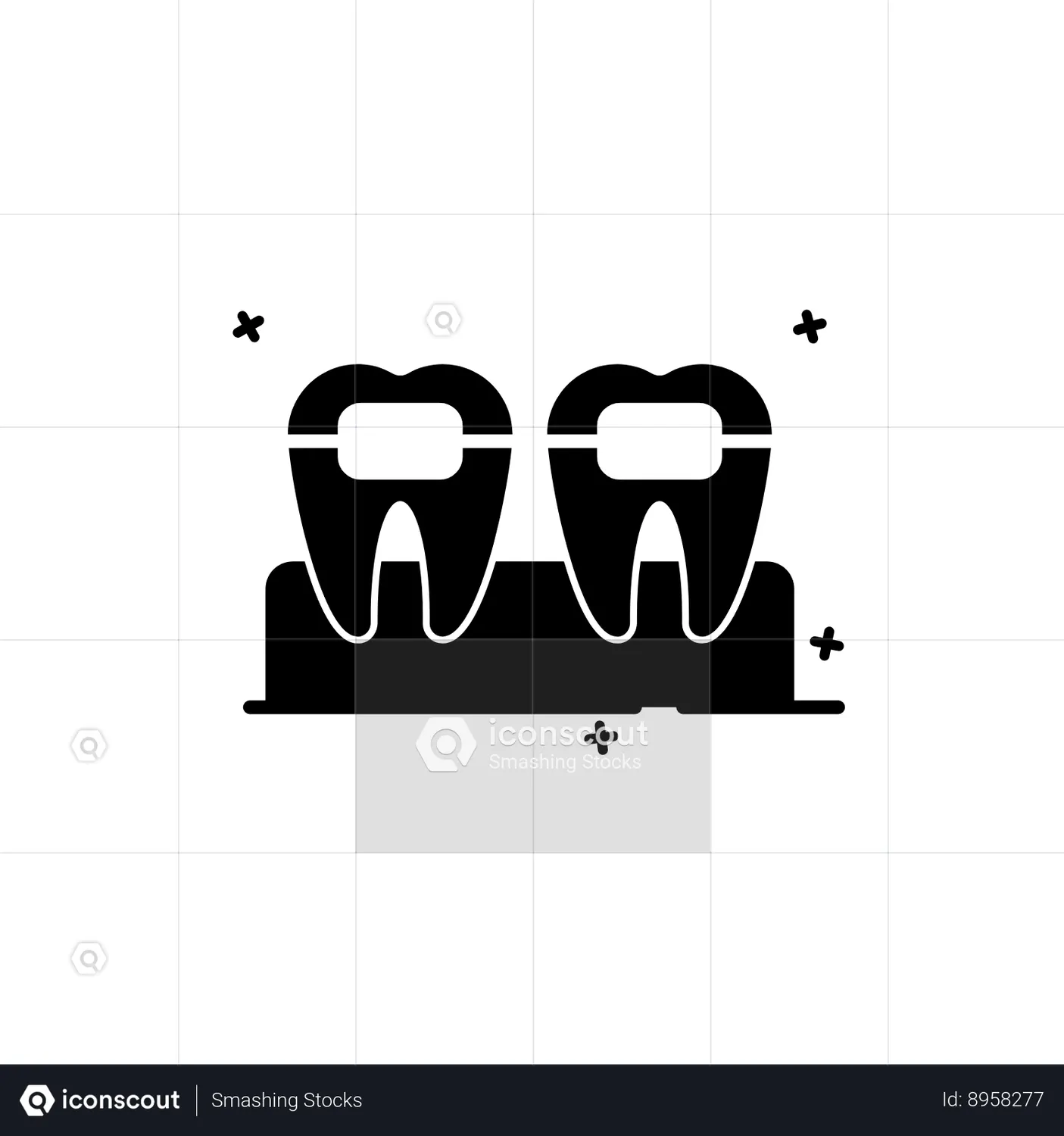 Dental Braces Animated Icon download in JSON, LOTTIE or MP4 format