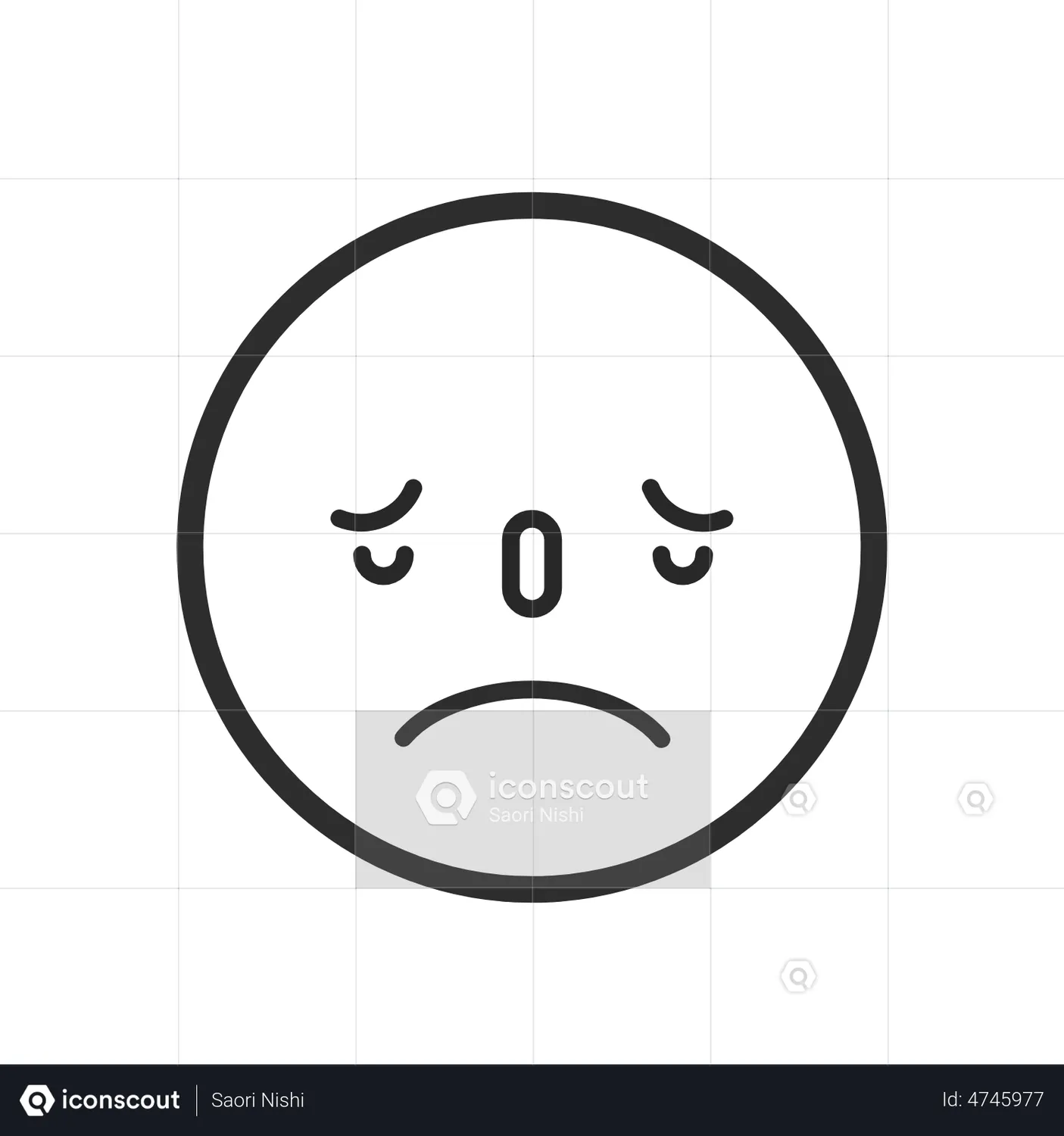 Depressed Face Animated Emoji - Free Download Sign & Symbols Animated ...