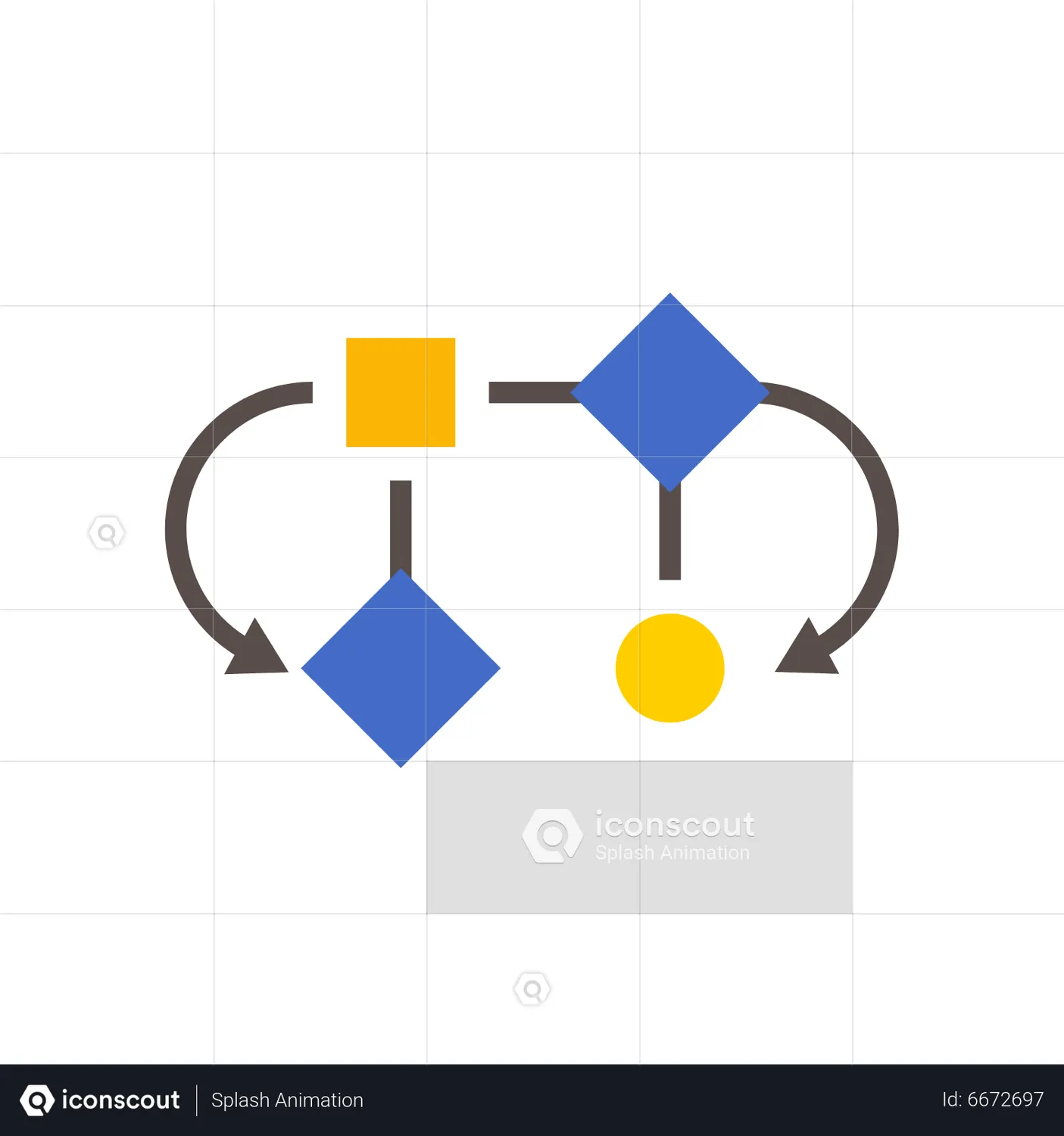 Development Process Animated Icon download in JSON, LOTTIE or MP4 format
