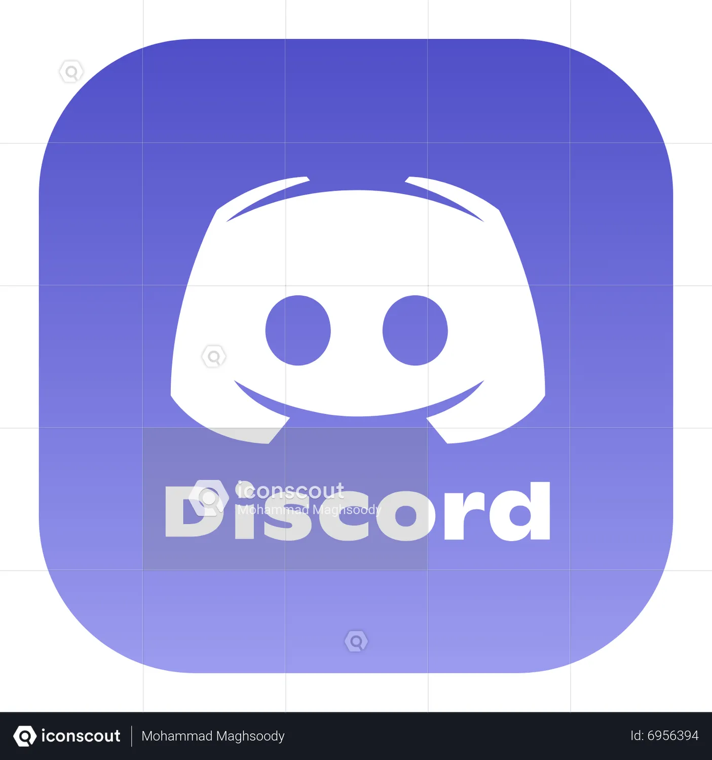 Discord Logo Animated Icon download in JSON, LOTTIE or MP4 format