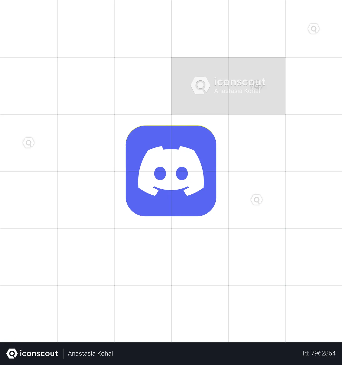 Discord Logo Animated Icon download in JSON, LOTTIE or MP4 format