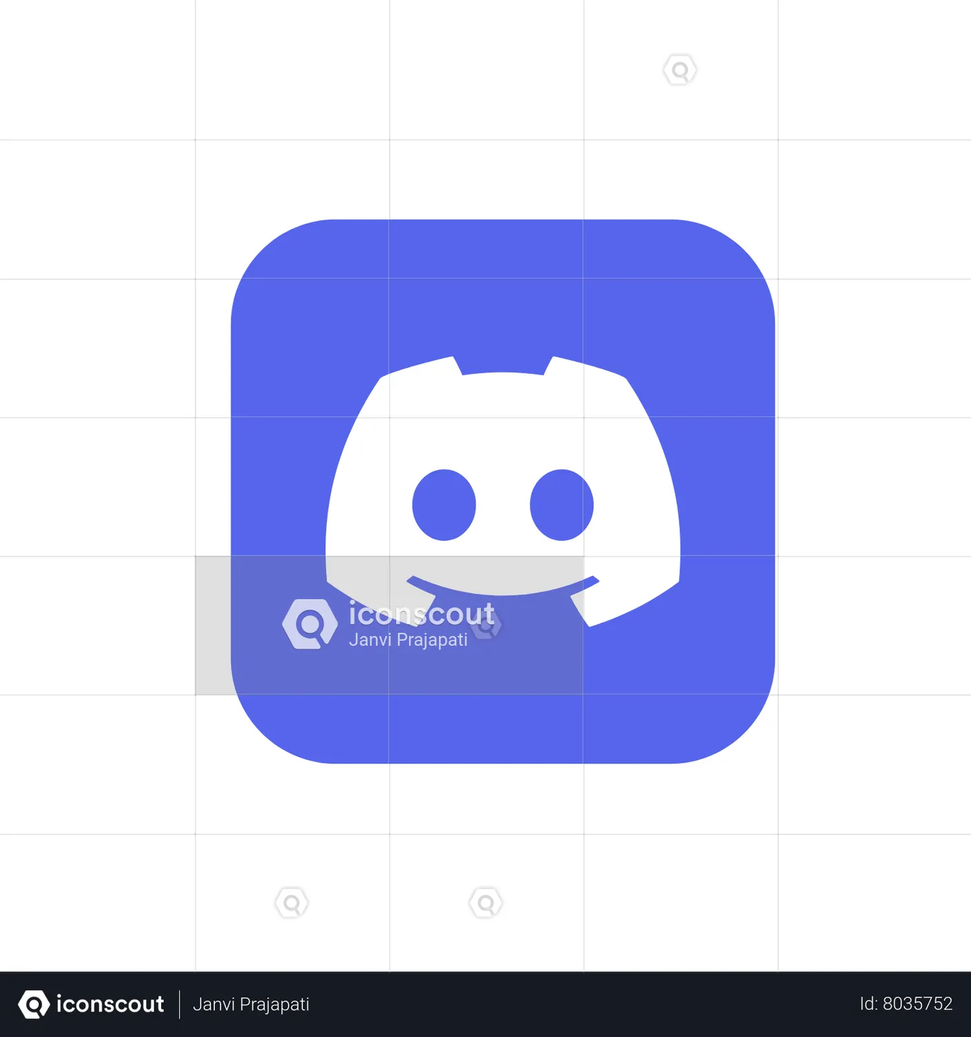 Discord Logo Animated Icon download in JSON, LOTTIE or MP4 format