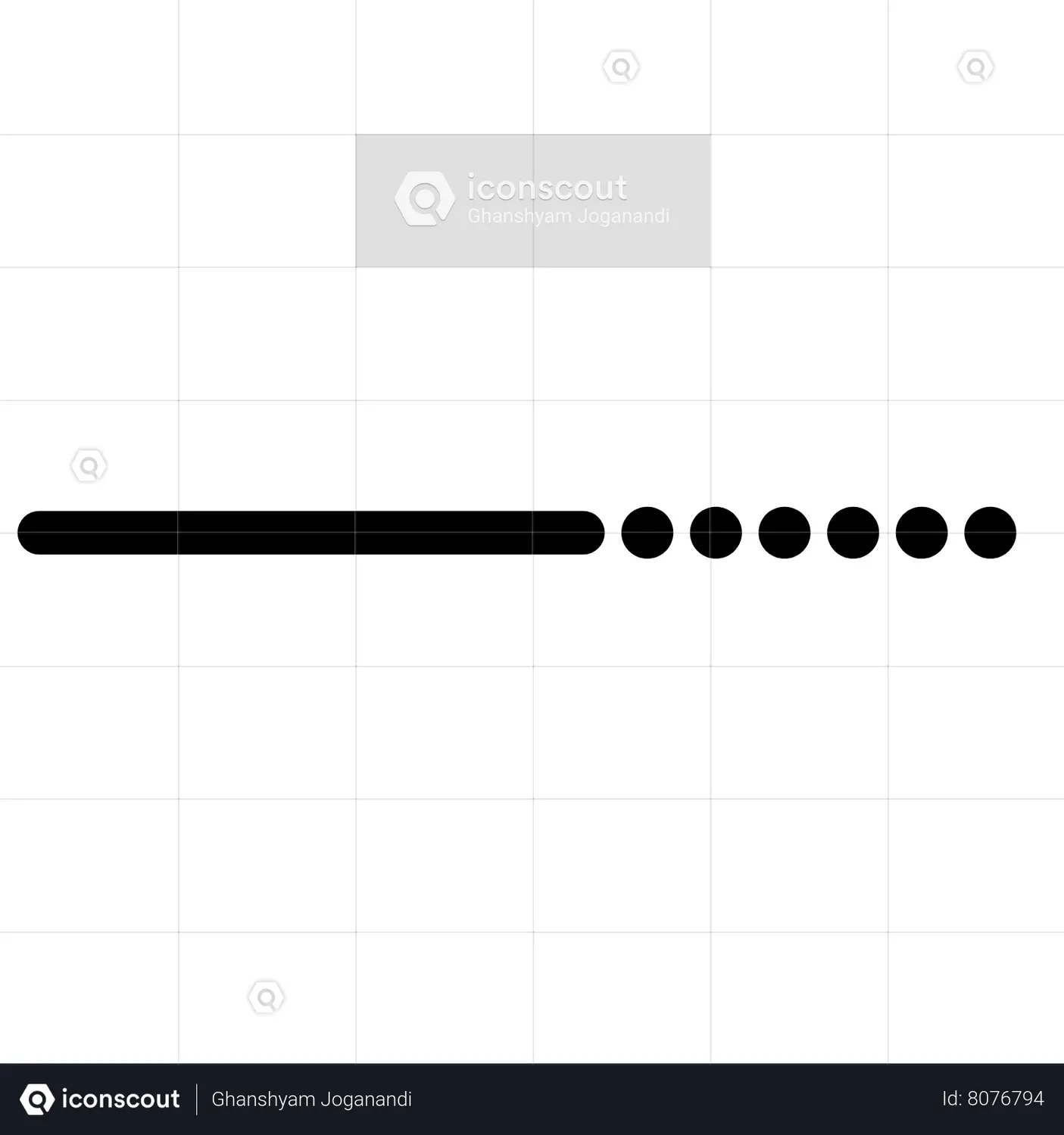 Dotted Line Highlighter Animated Icon download in JSON, LOTTIE or MP4