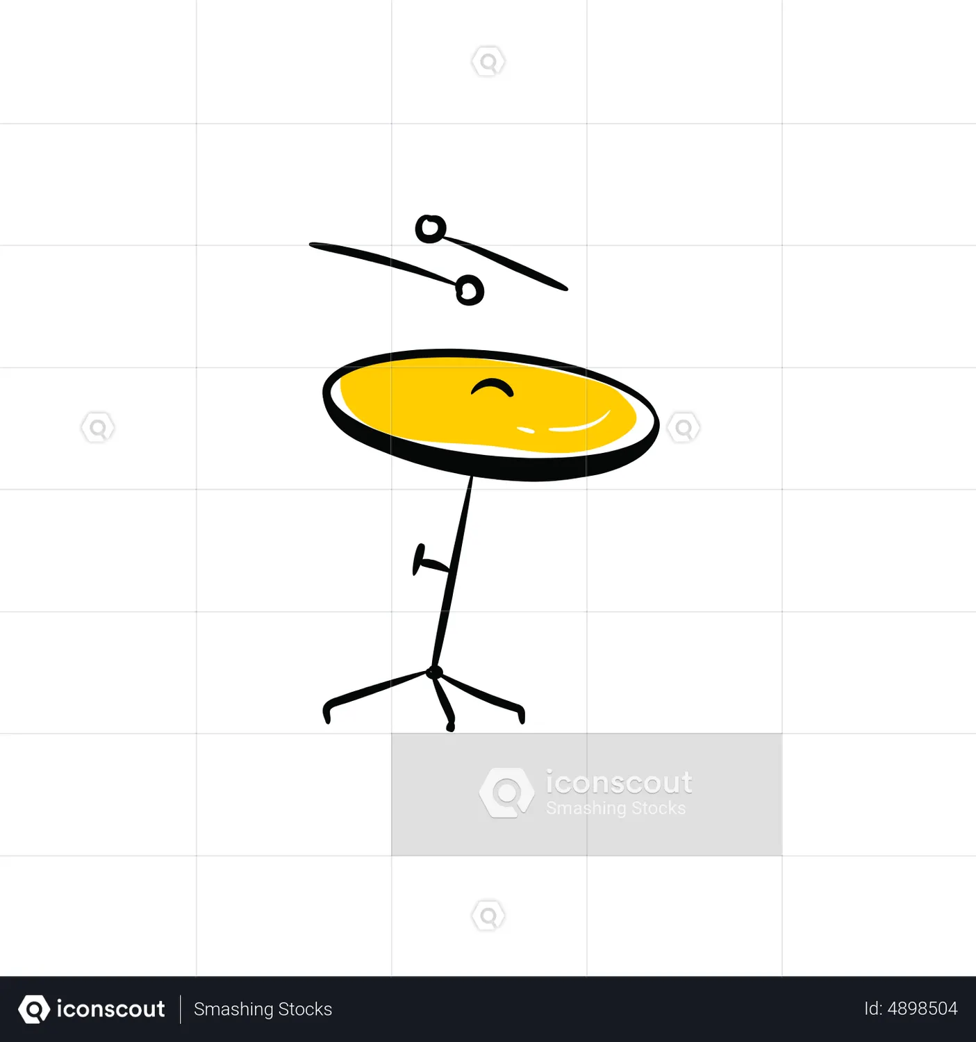 Drum Plate Animated Icon download in JSON, LOTTIE or MP4 format