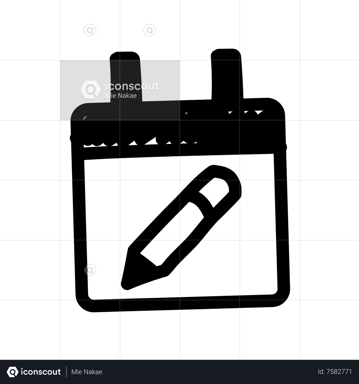 Edit calendar animated icon download in json lottie or mp4 format