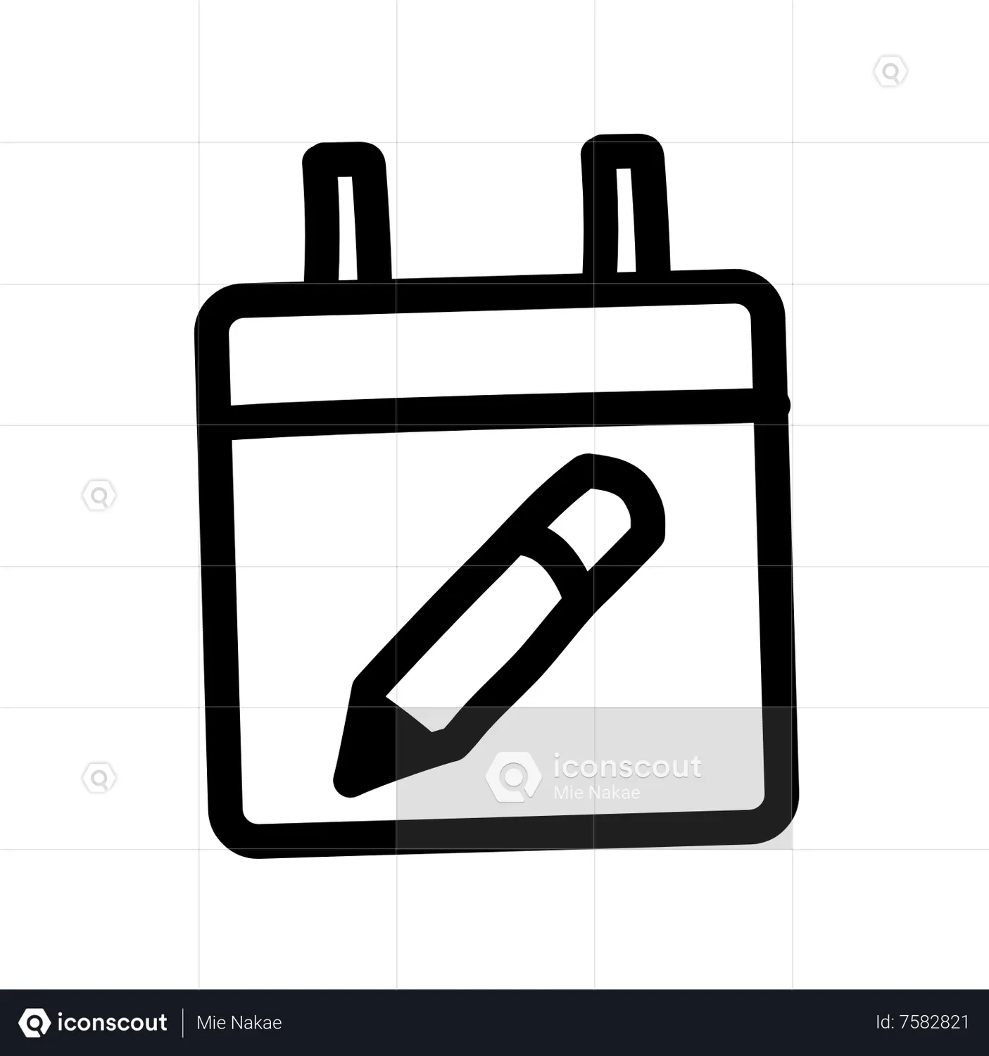 Edit calendar animated icon download in json lottie or mp4 format