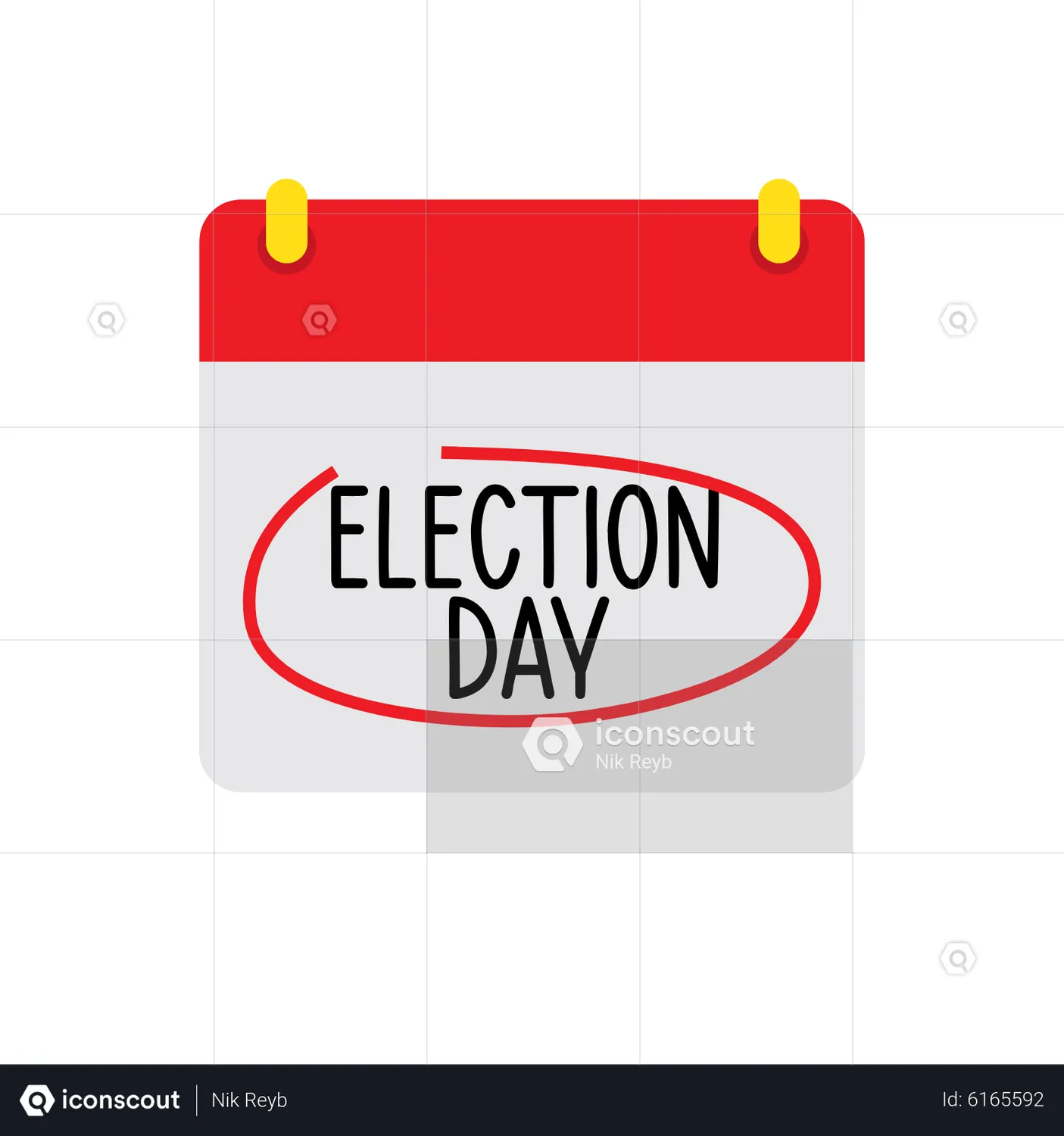 Election Day Animated Icon download in JSON, LOTTIE or MP4 format