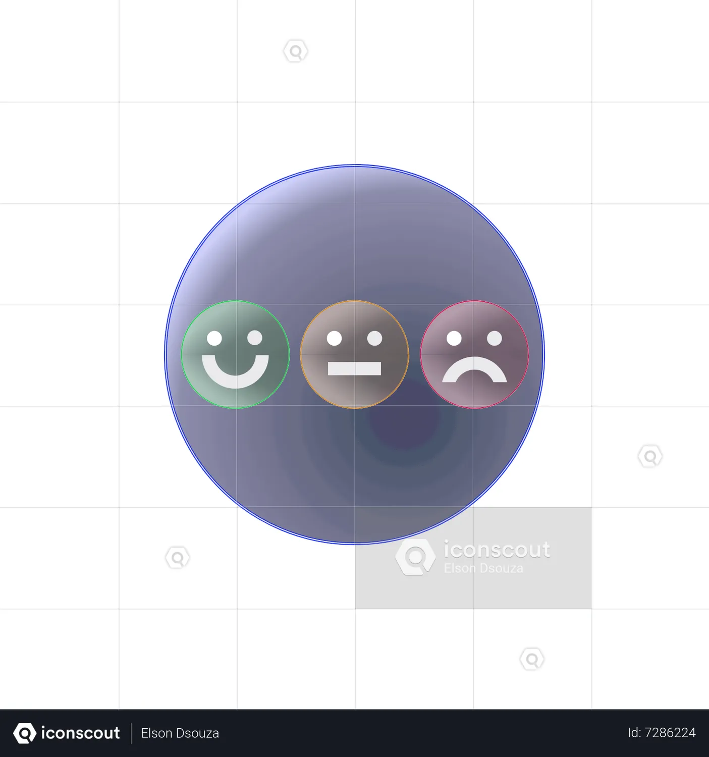 Emoji Review Animated Icon download in JSON, LOTTIE or MP4 format