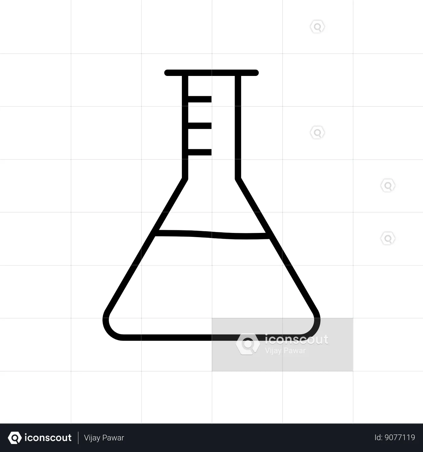 Erlenmeyer Flask Animated Icon download in JSON, LOTTIE or MP4 format