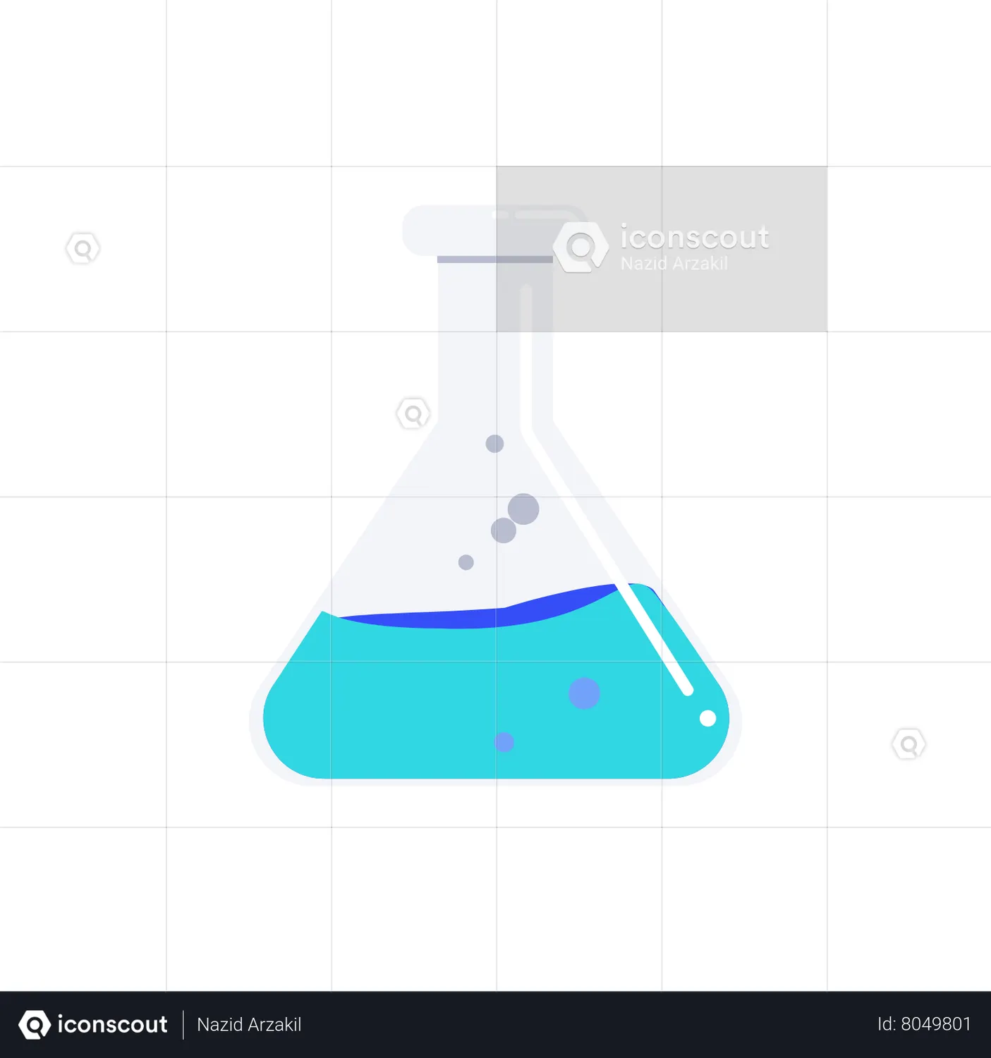 Erlenmeyer Flasks Animated Icon download in JSON, LOTTIE or MP4 format