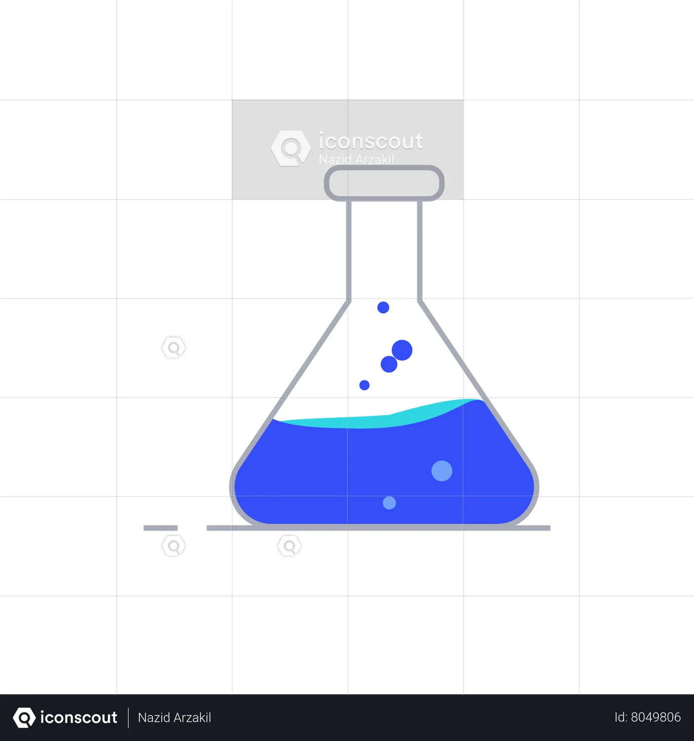 Erlenmeyer Flasks Animated Icon download in JSON, LOTTIE or MP4 format