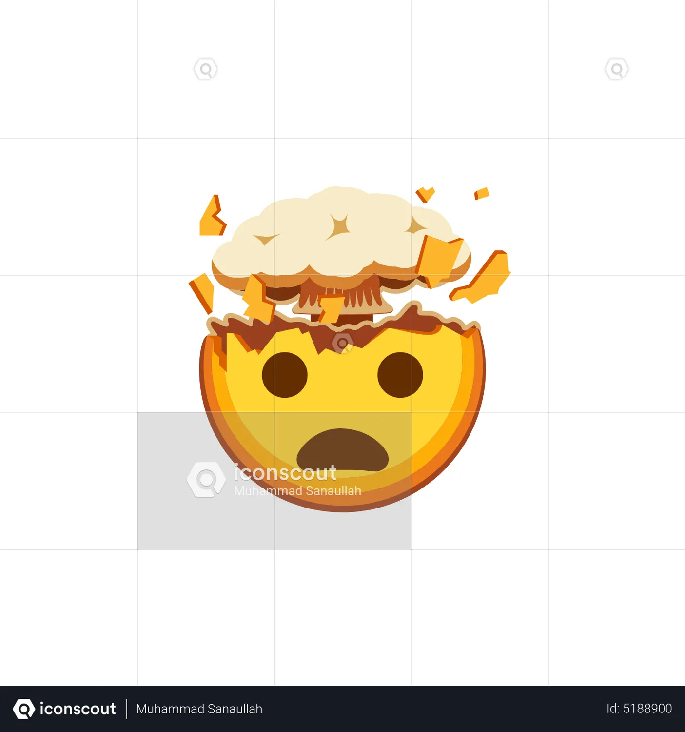 Exploding Head Animated Icon - Free Download Sign & Symbols Animated ...