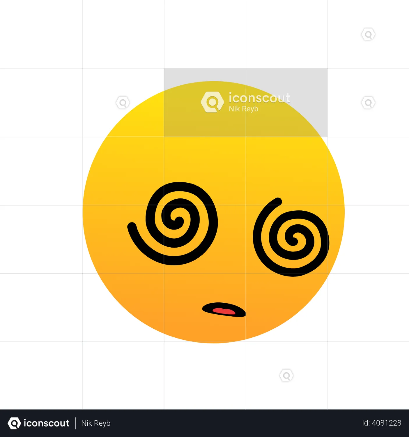 Face With Spiral Eyes Animated Emoji - Free Download Sign & Symbols  Animated Emojis | IconScout