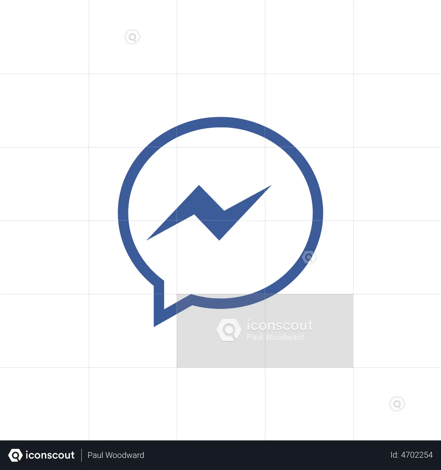 Facebook Messenger Logo Animated Logo download in JSON, LOTTIE or MP4