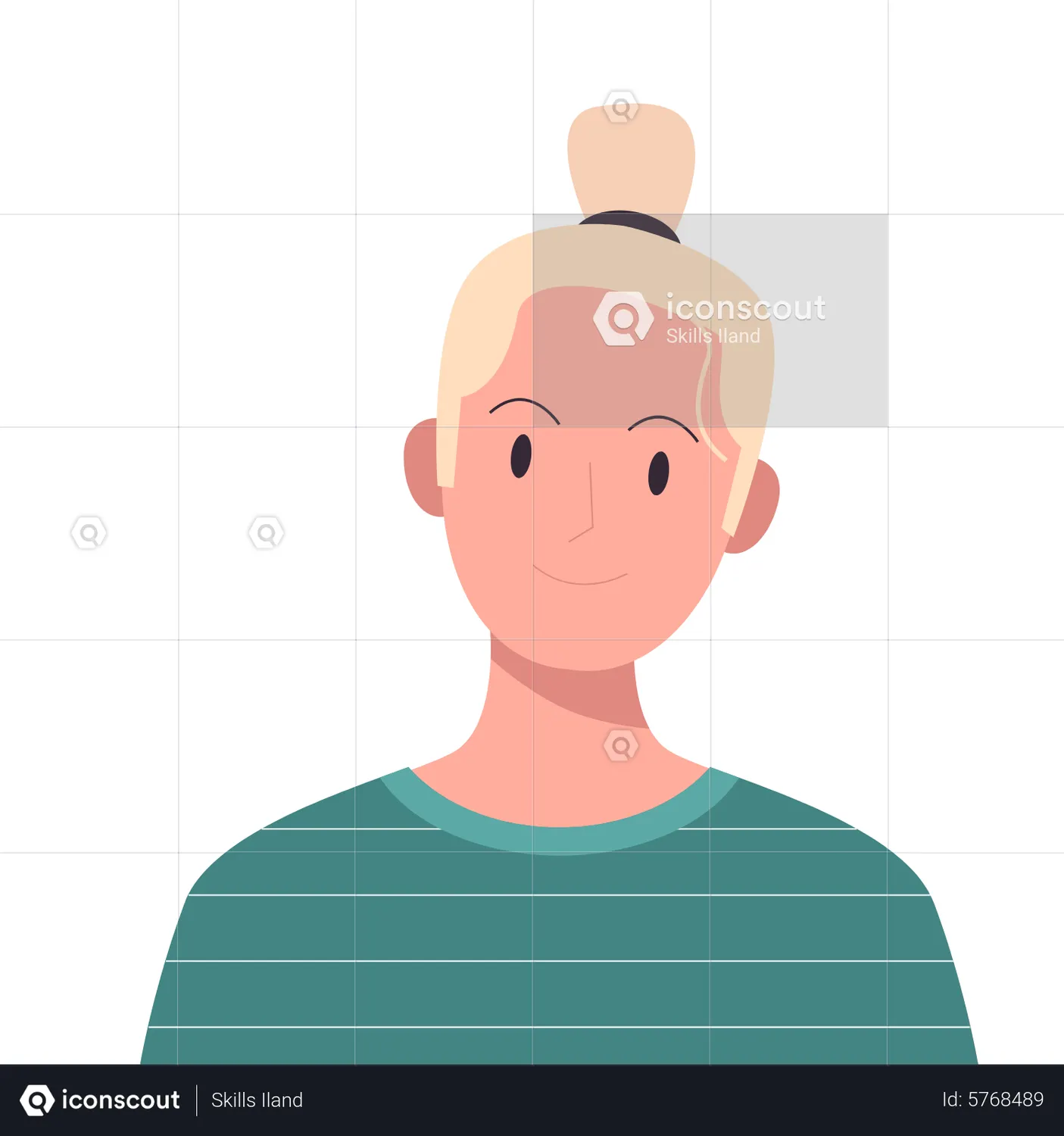 Old Man Avatar Animated Icon download in JSON, LOTTIE or MP4 format