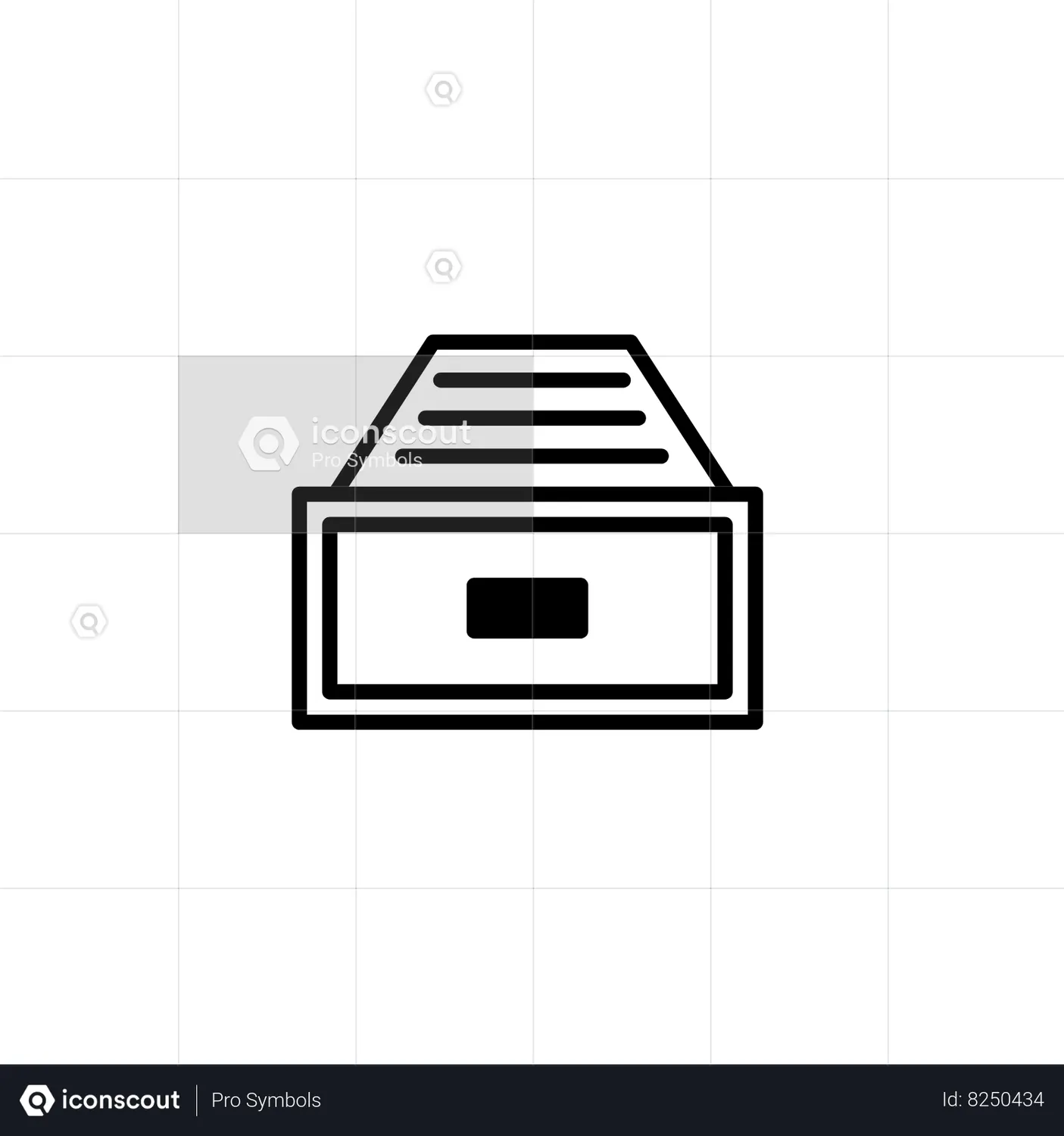 File Drawer Animated Icon download in JSON, LOTTIE or MP4 format