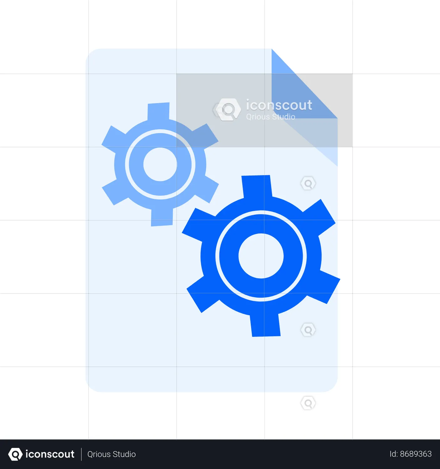 File Settings Animated Icon download in JSON, LOTTIE or MP4 format