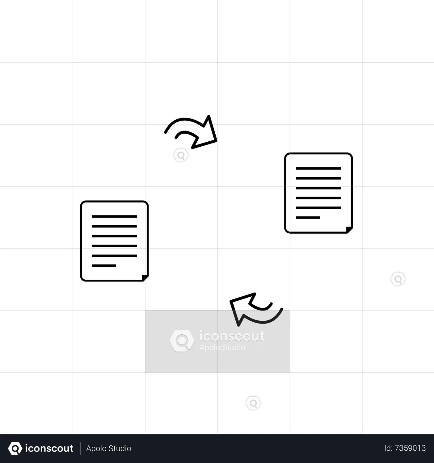 File Transfer Animated Icon download in JSON, LOTTIE or MP4 format