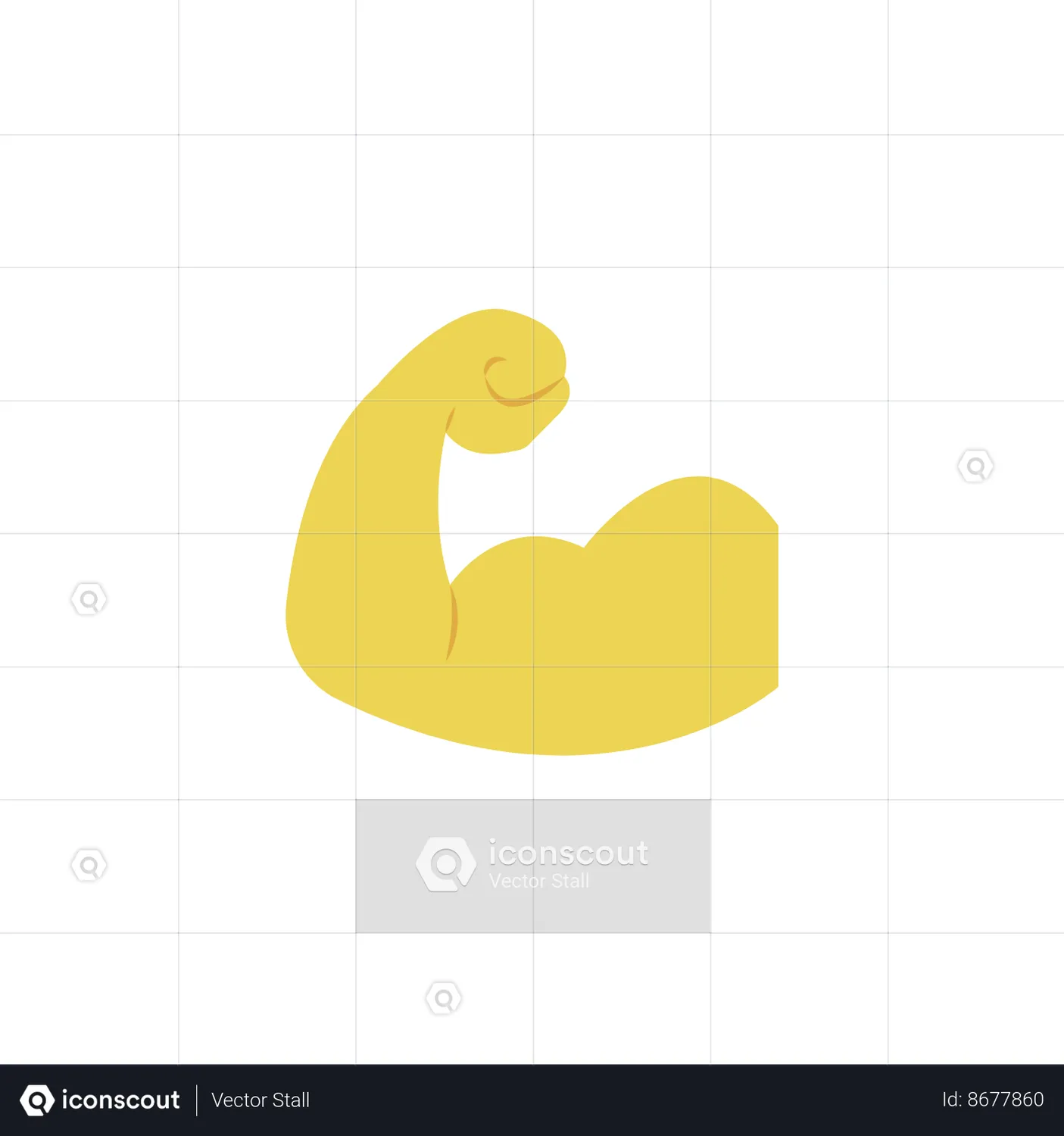 Fitness Bicep Animated Icon Download In Json, Lottie Or Mp4 Format