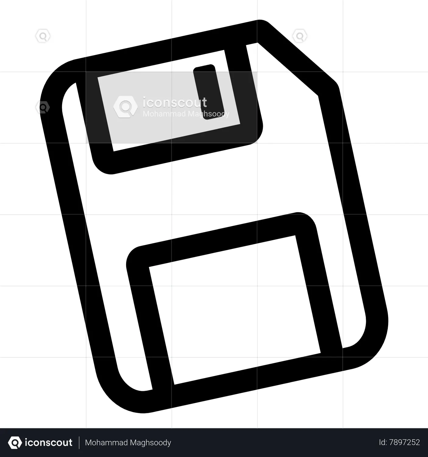 Floppy Disc Animated Icon download in JSON, LOTTIE or MP4 format