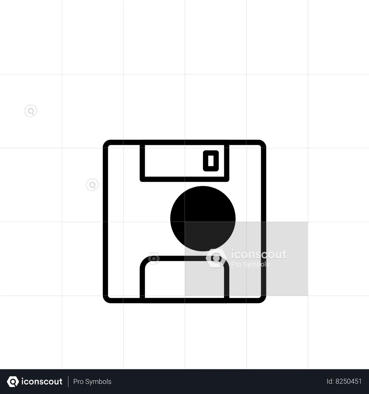 Floppy Disk Animated Icon download in JSON, LOTTIE or MP4 format