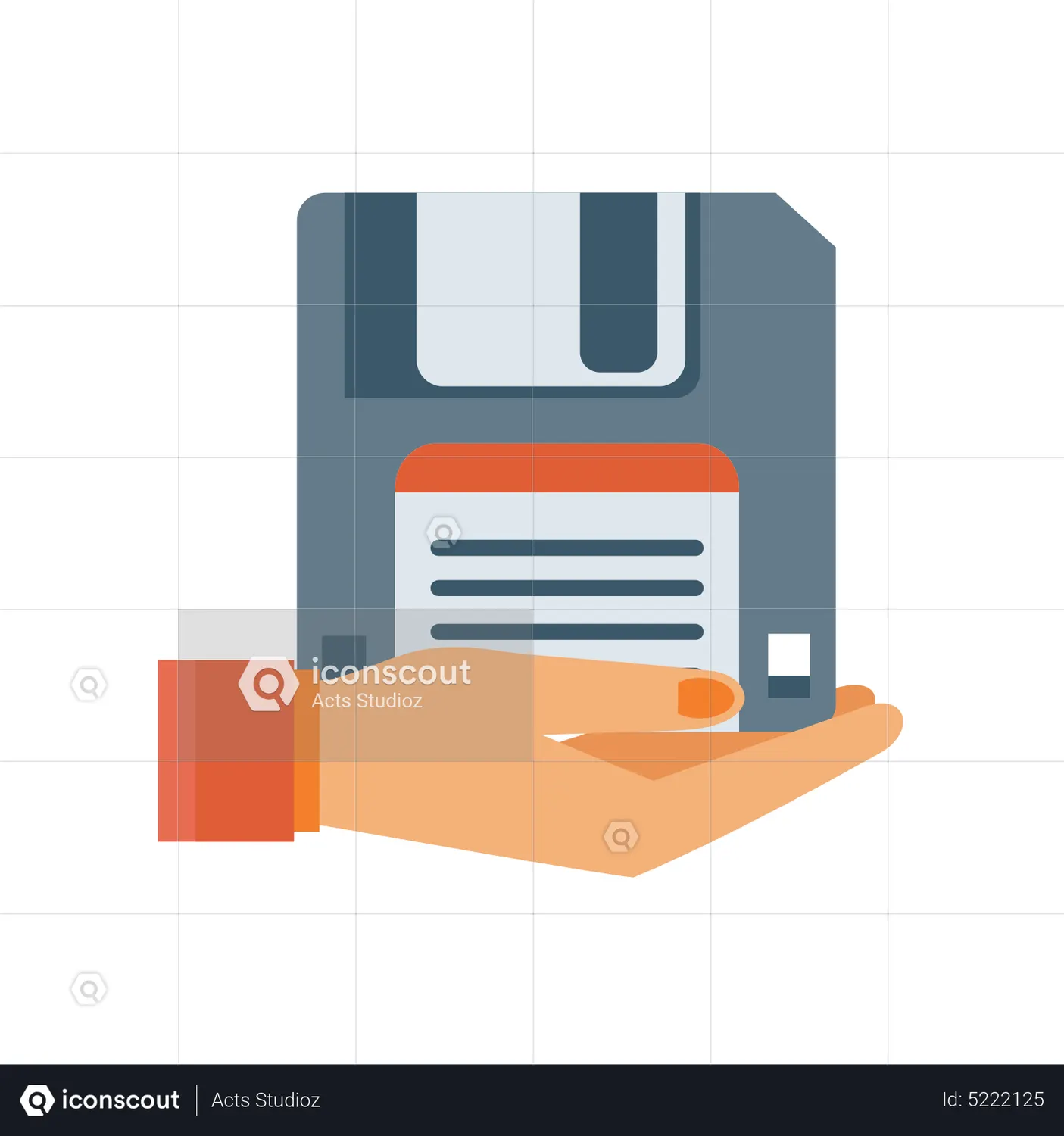 Floppy Disk Animated Icon Free Download Network & Communication