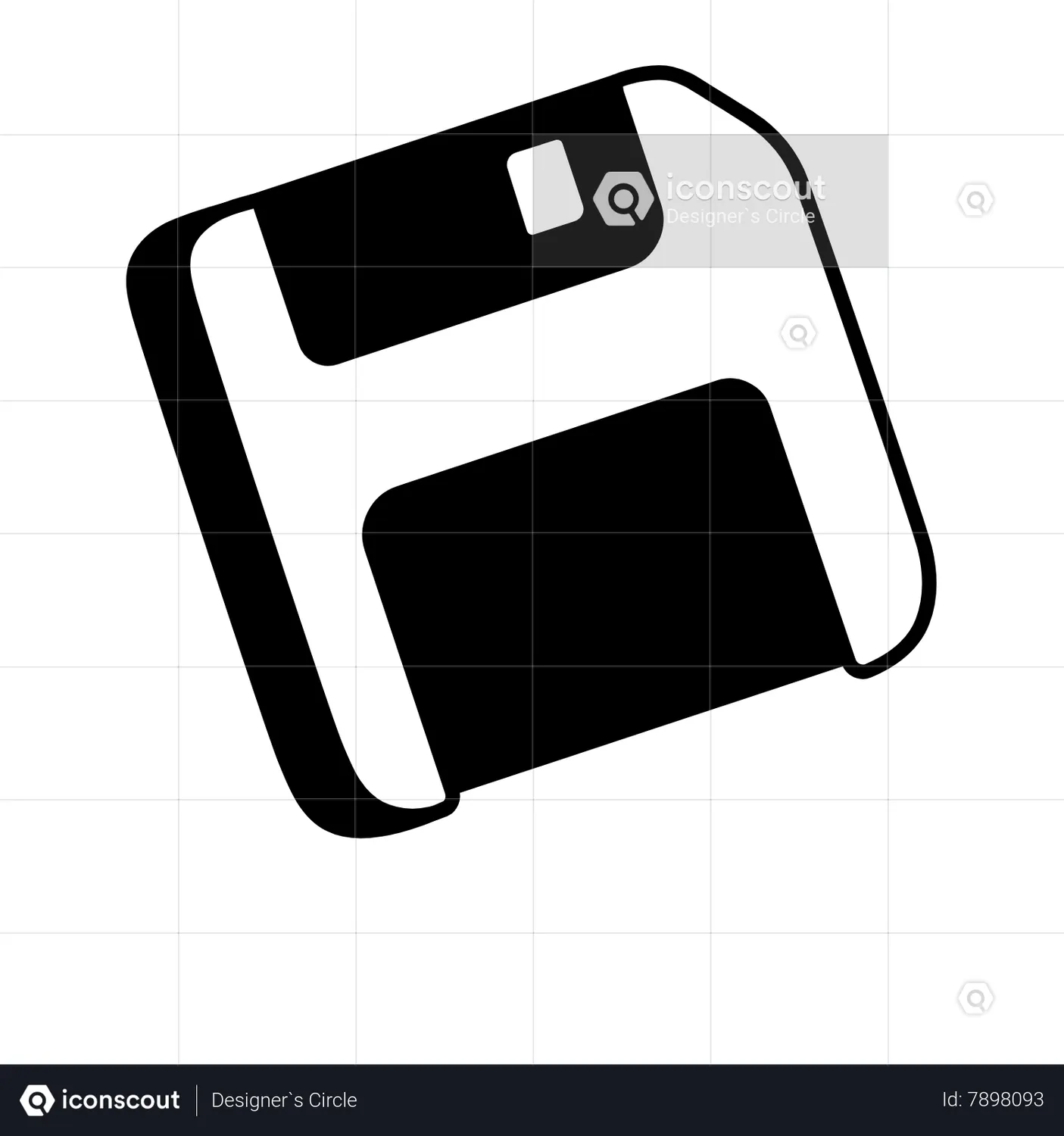Floppy Disk Animated Icon download in JSON, LOTTIE or MP4 format