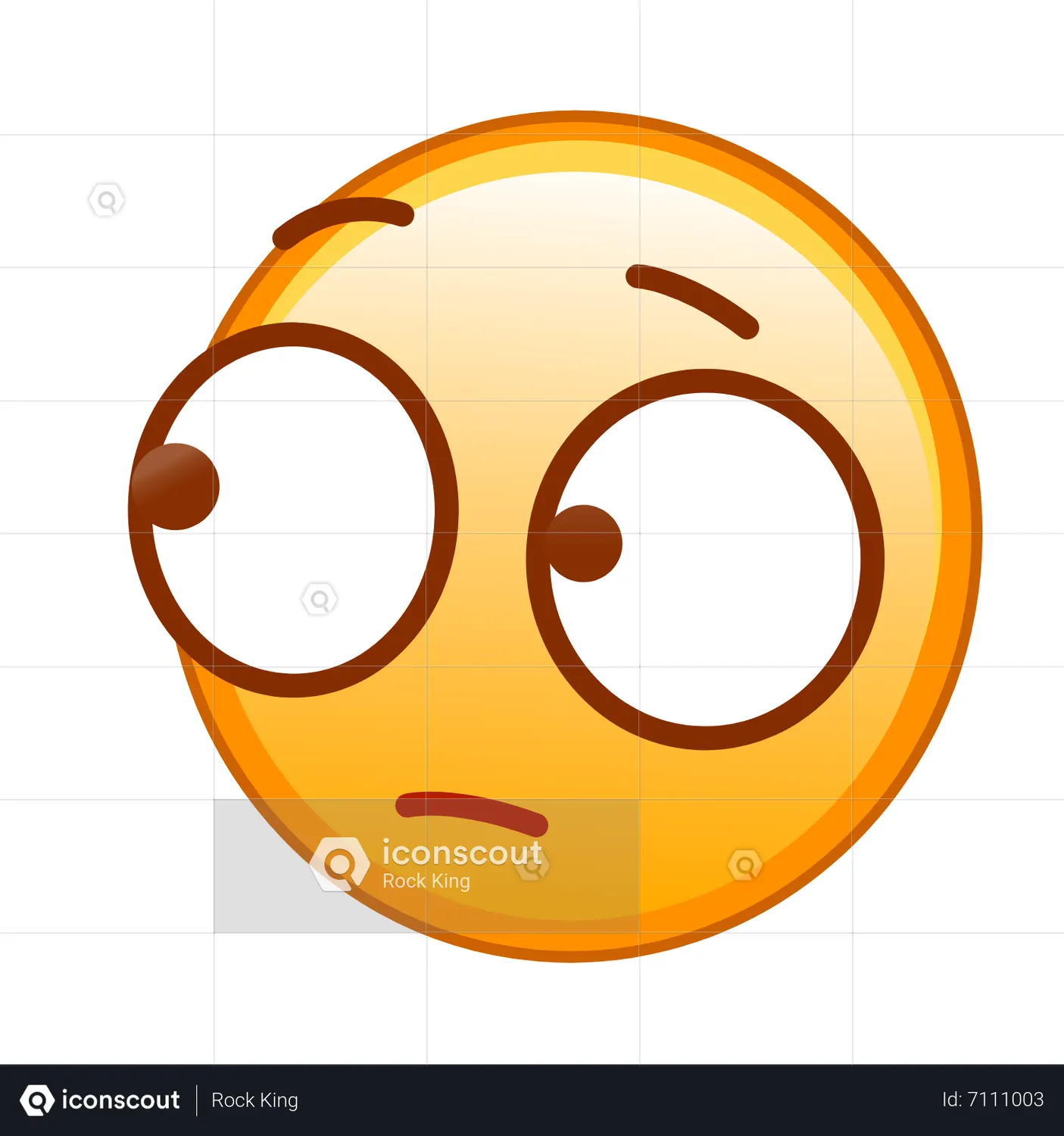 Flushed Emoji Emoji Animated Icon download in JSON, LOTTIE or MP4 format