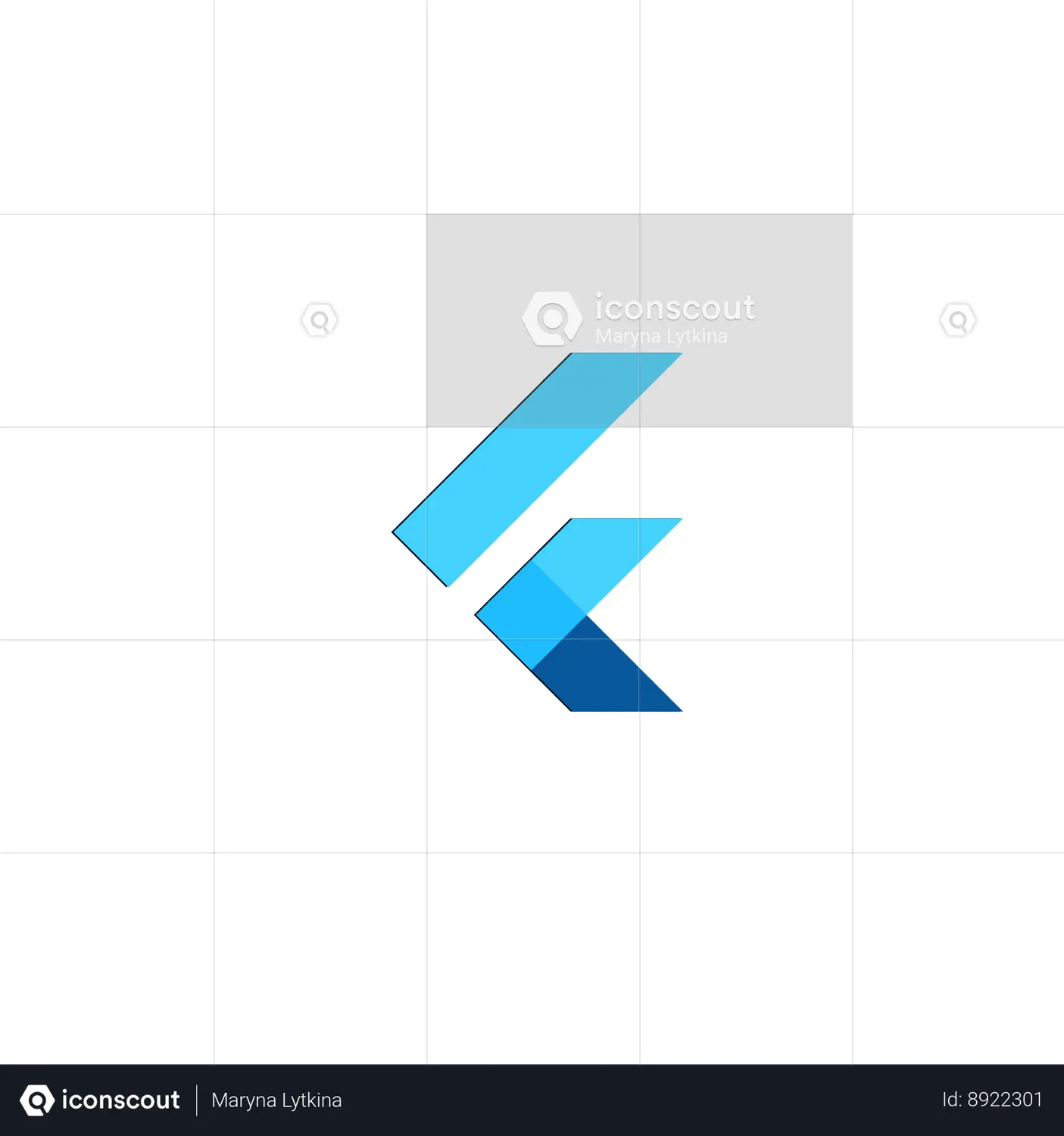 Flutter Logo Animated Icon download in JSON, LOTTIE or MP4 format