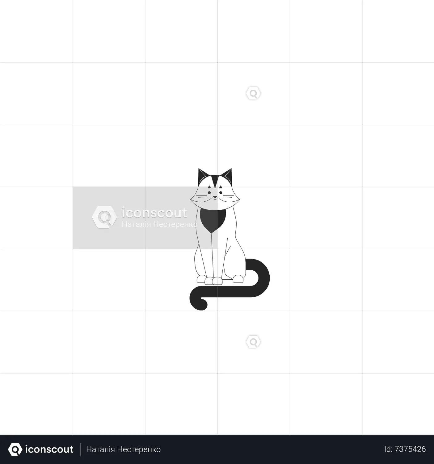end of tail wagging cat