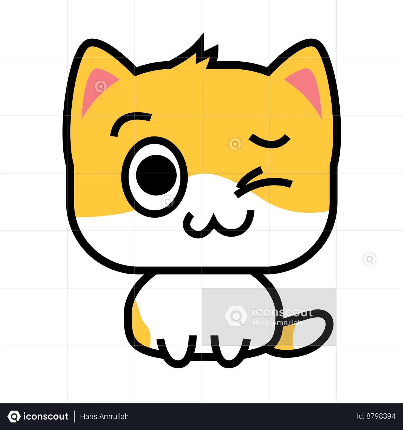 Funny Cat Animated Icon - Free Download Animal Animated Icons | IconScout