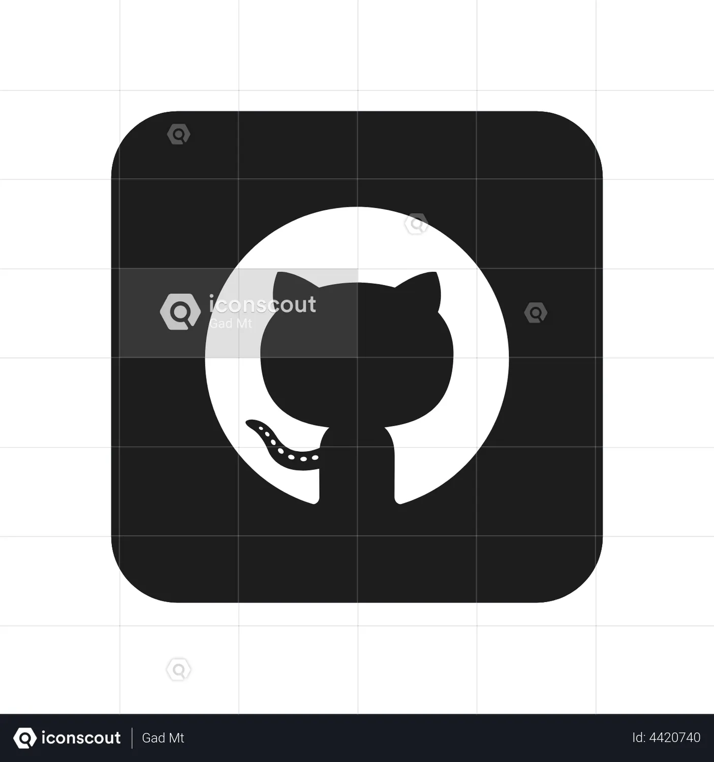 Github Website Logo Logo Animated Logo download in JSON, LOTTIE or MP4 ...