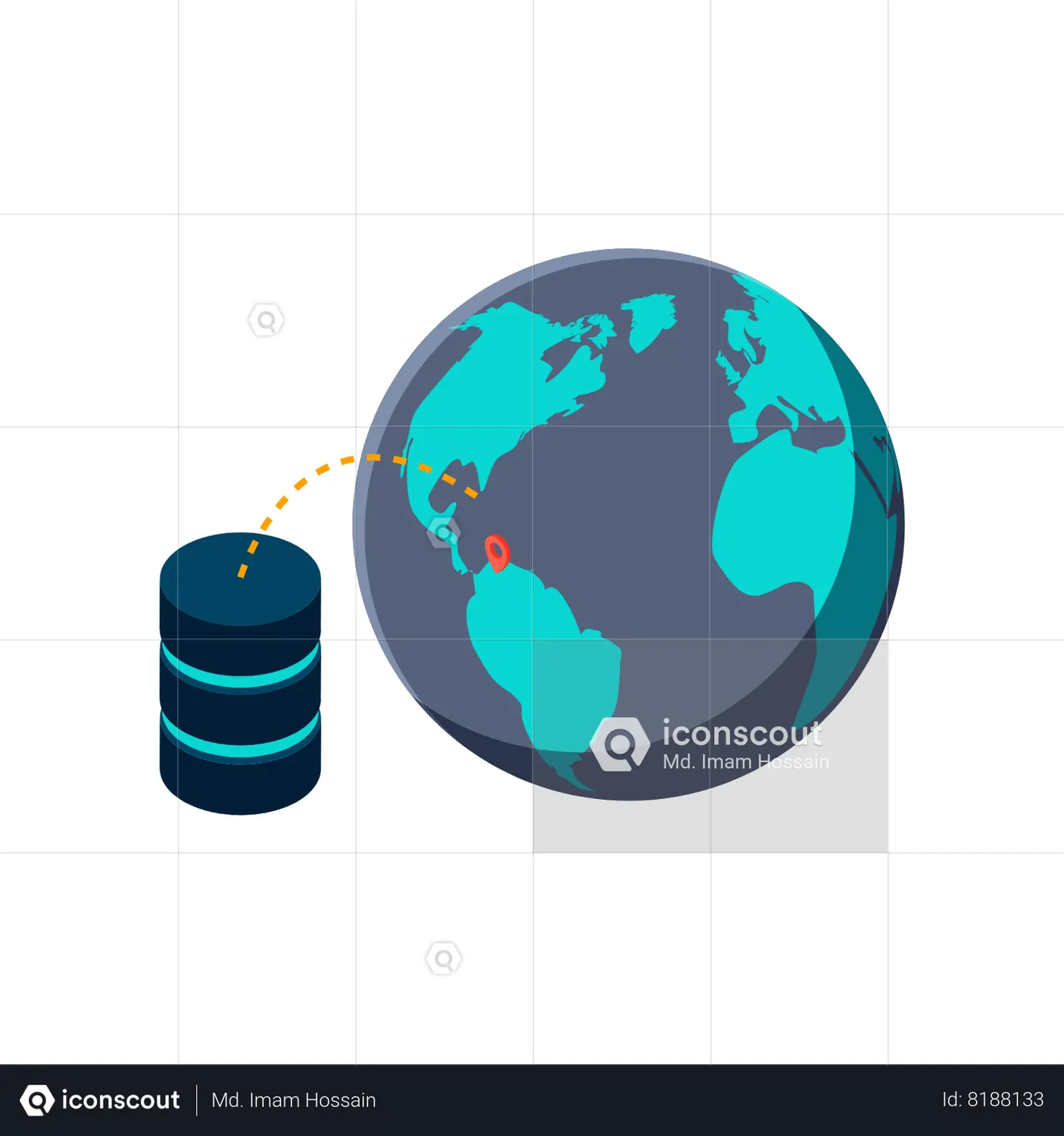 Global Database Animated Icon - Free Download Crime & Security Animated ...